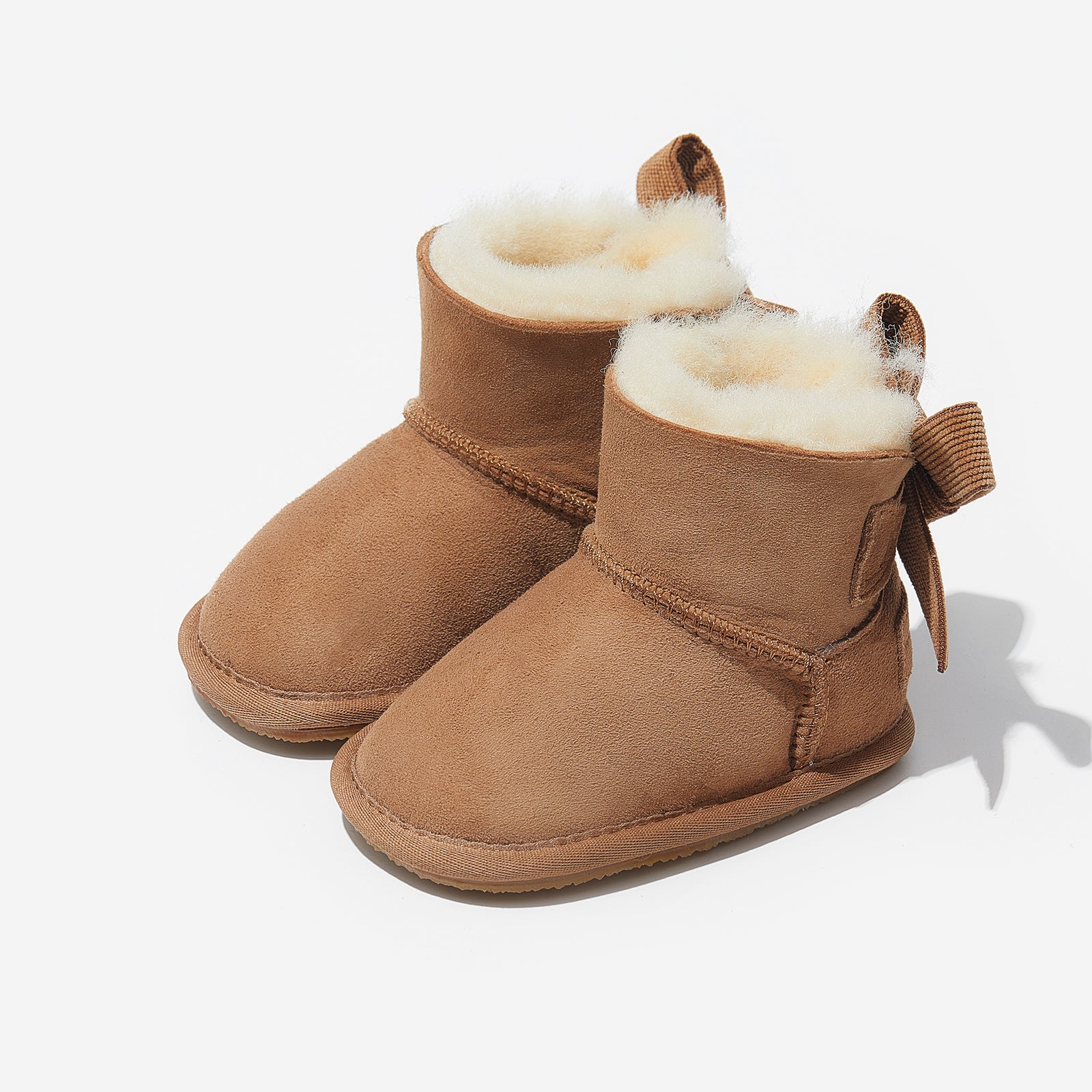 mini freeze chestnut woolly kids leather kids shoes baby infants shoes Boys winter boots slip on shoes Boys snow boots