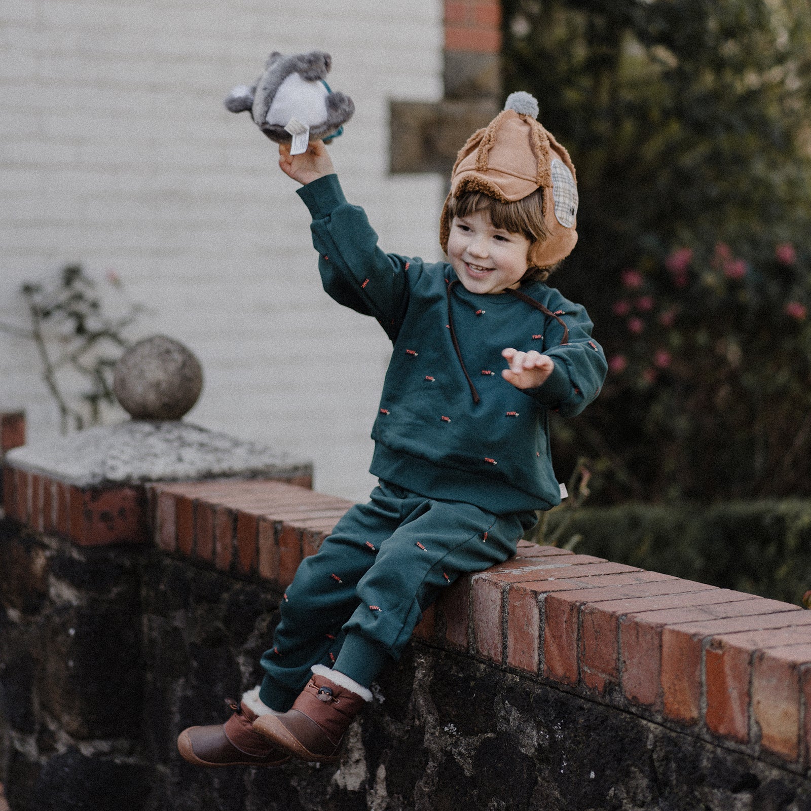 north cocoa brown woolly kids leather kids shoes baby infants shoes Warm barefoot childrens shoes Girls boots