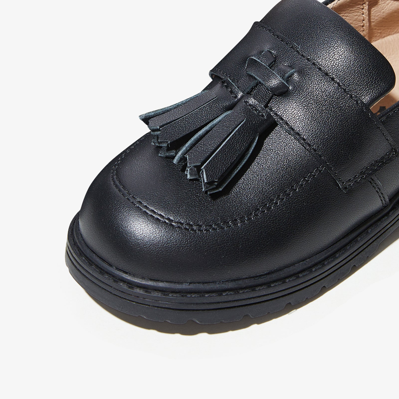 school shoes tassel woolly kids autumn infant leathr shoes infant barefoot shoes first shoes baby shoes girl