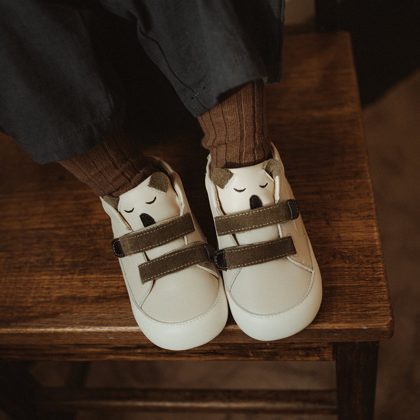 warm embrace koala woolly kids autumn infant leathr shoes kids sneakers infant shoes learn to walk shoes for infant