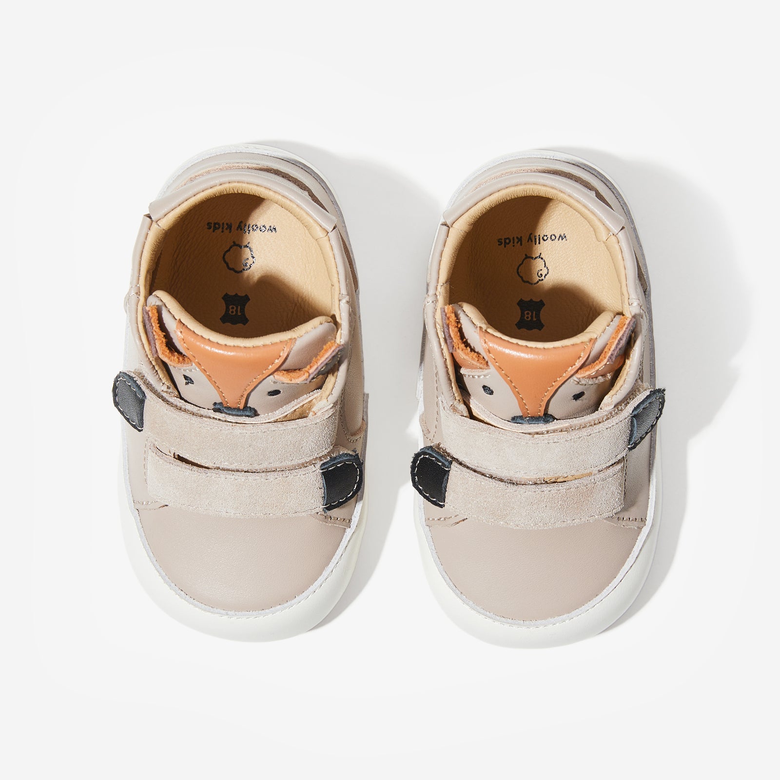 warm embrace fox woolly kids autumn infant leathr shoes wide feet childrens shoes first steps shoes newborn designer shoes