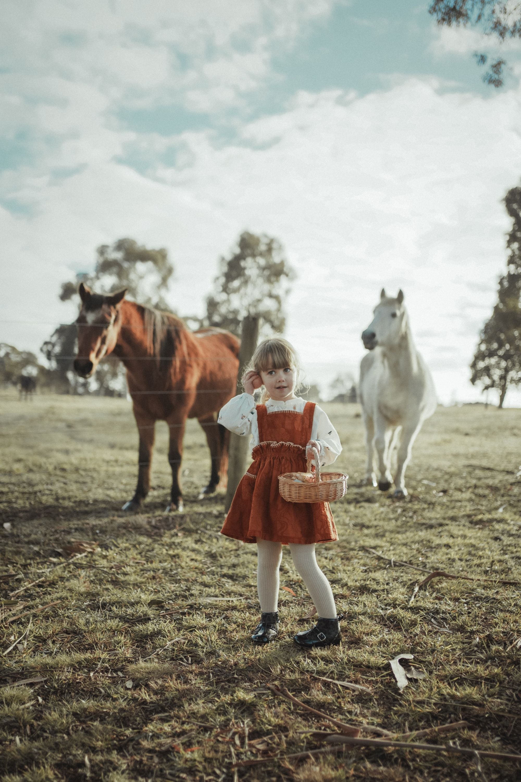 wirrawirra newborn clothes country style suspender dress caramel 24 Autumn Autumn Dresses Girls New Arrivals Skirts Spring