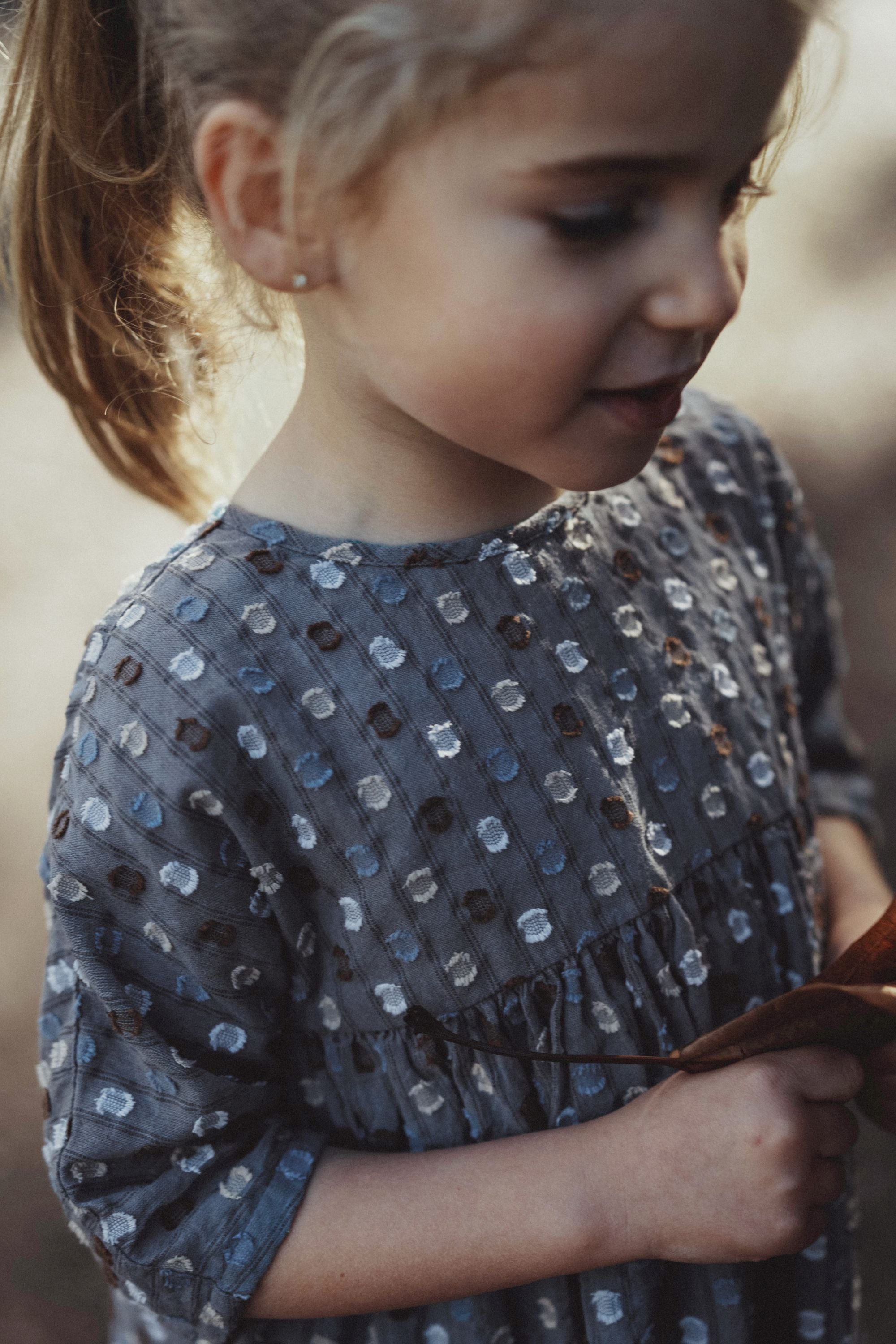 wirrawirra baby dress vintage polka dot dress navy blue polka dot 24 Autumn Autumn Dresses Girls New Arrivals Skirts Spring