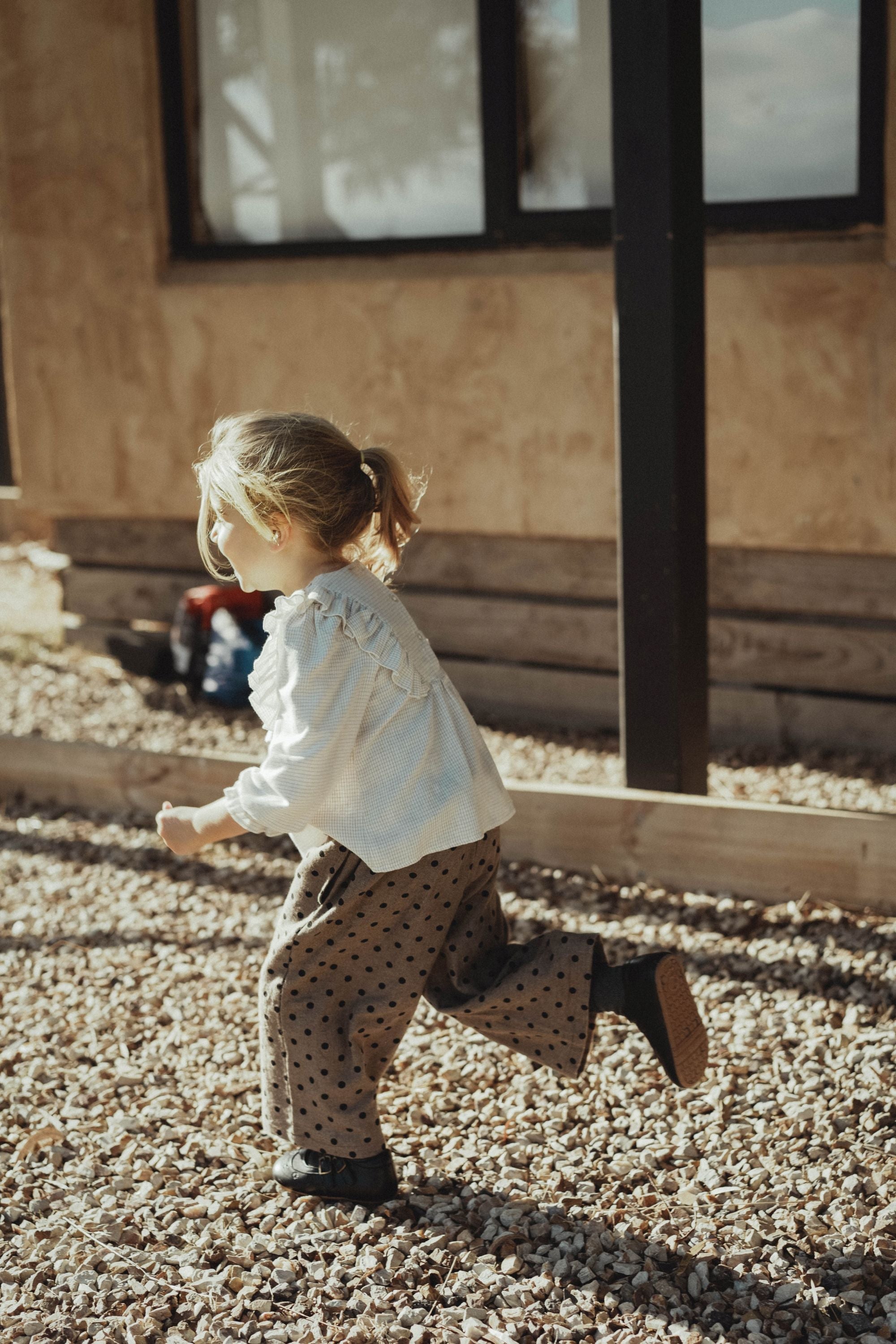 wirrawirra organic newborn clothes polka dot wide leg pant brown polka dot 24 Autumn Autumn Boys Girls Leggings New Arrivals Spring Trousers