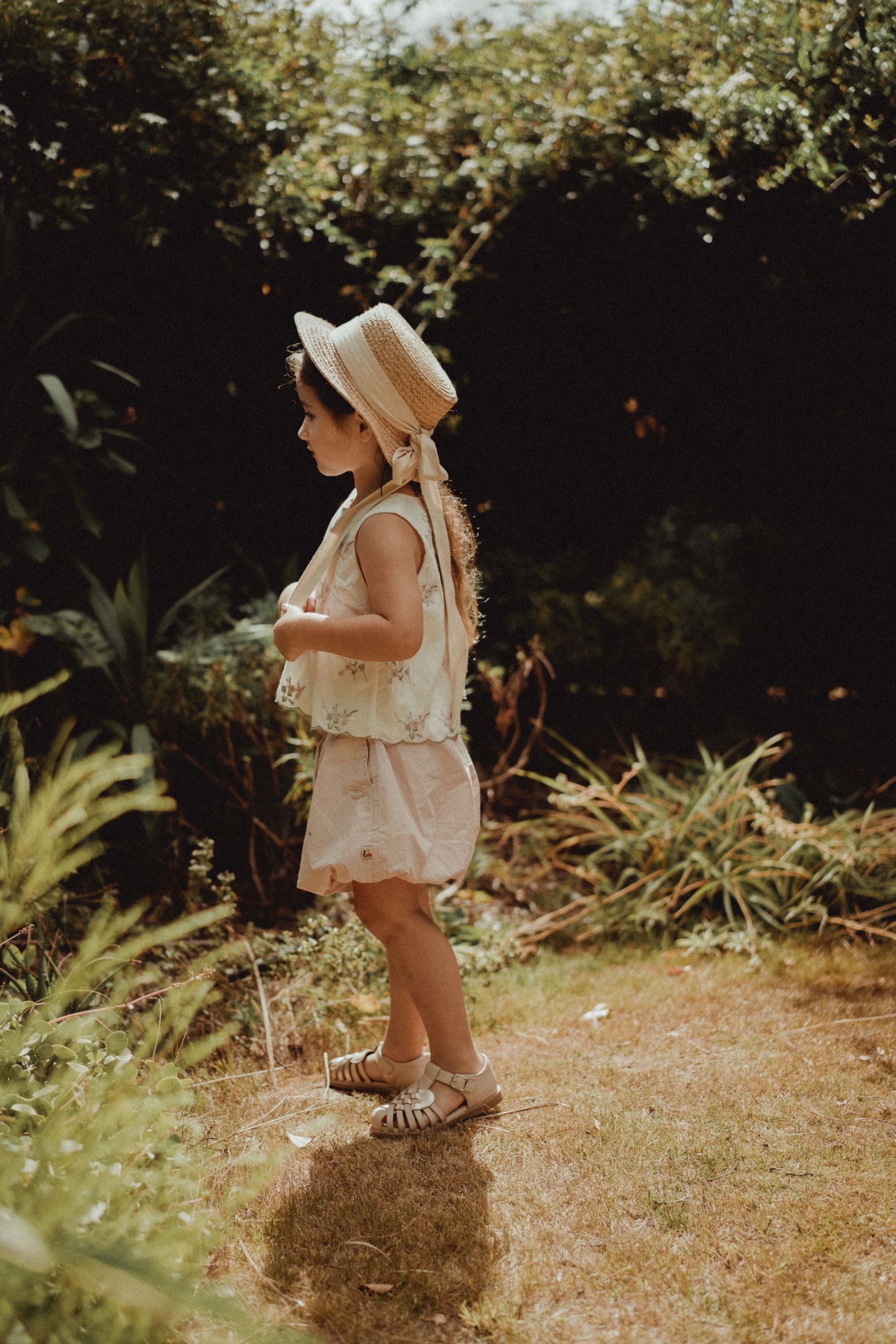 wirrawirra gender neutral newborn outfit embroidered tank top iris 24 Summer Blouses Girls New Arrivals Shirts