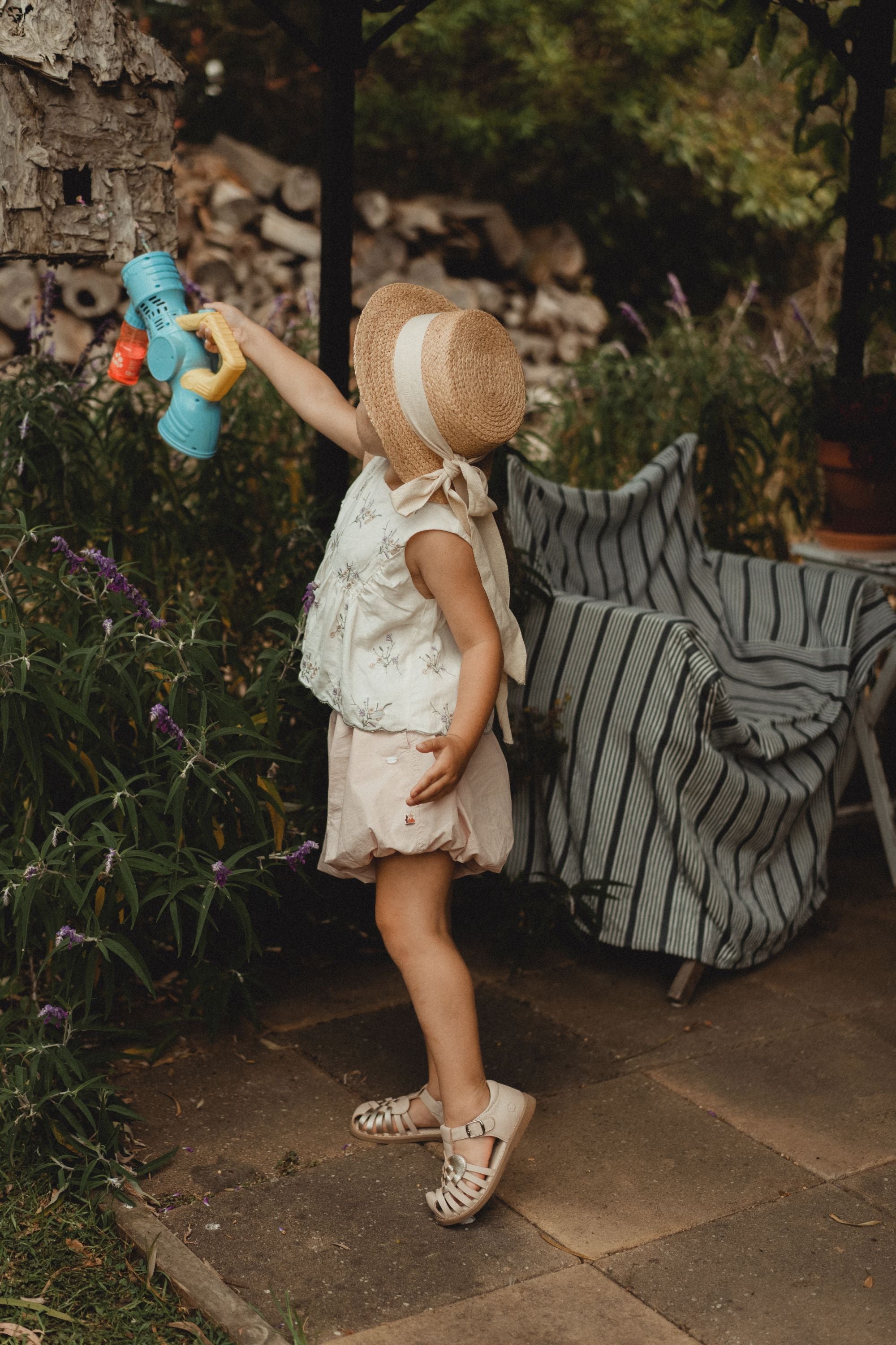 wirrawirra gender neutral infant clothes flower bud pants peach 24 Summer Girls New Arrivals Shorts