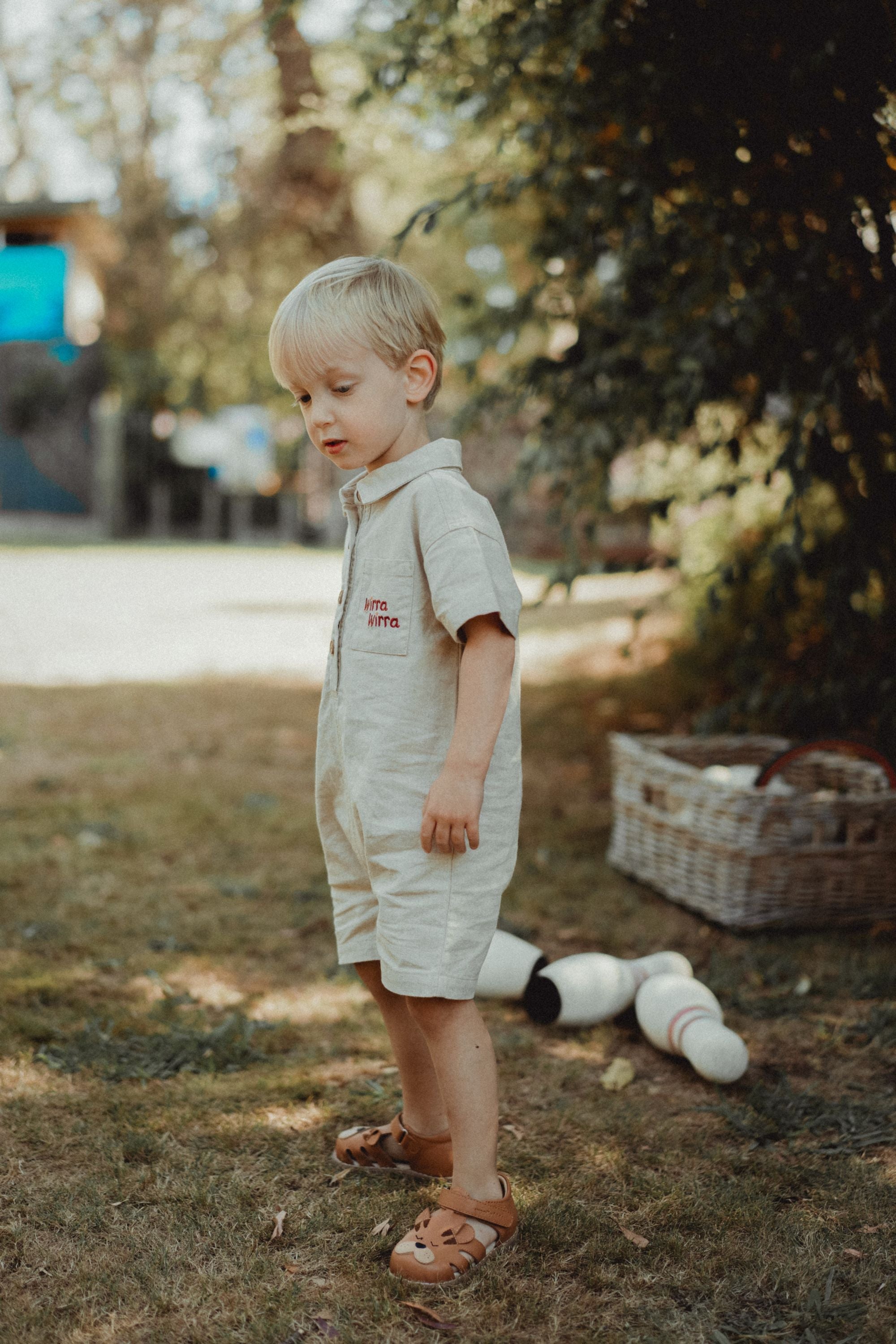 wirrawirra baby store linen jumpsuit linen 24 Summer Boys Girls Jumpsuit New Arrivals