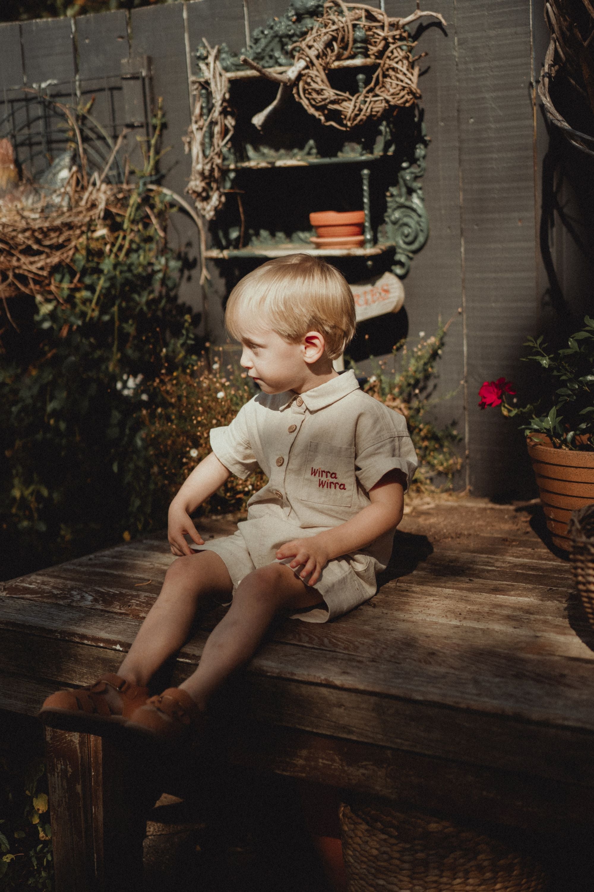 wirrawirra baby clothes linen jumpsuit linen 24 Summer Boys Girls Jumpsuit New Arrivals