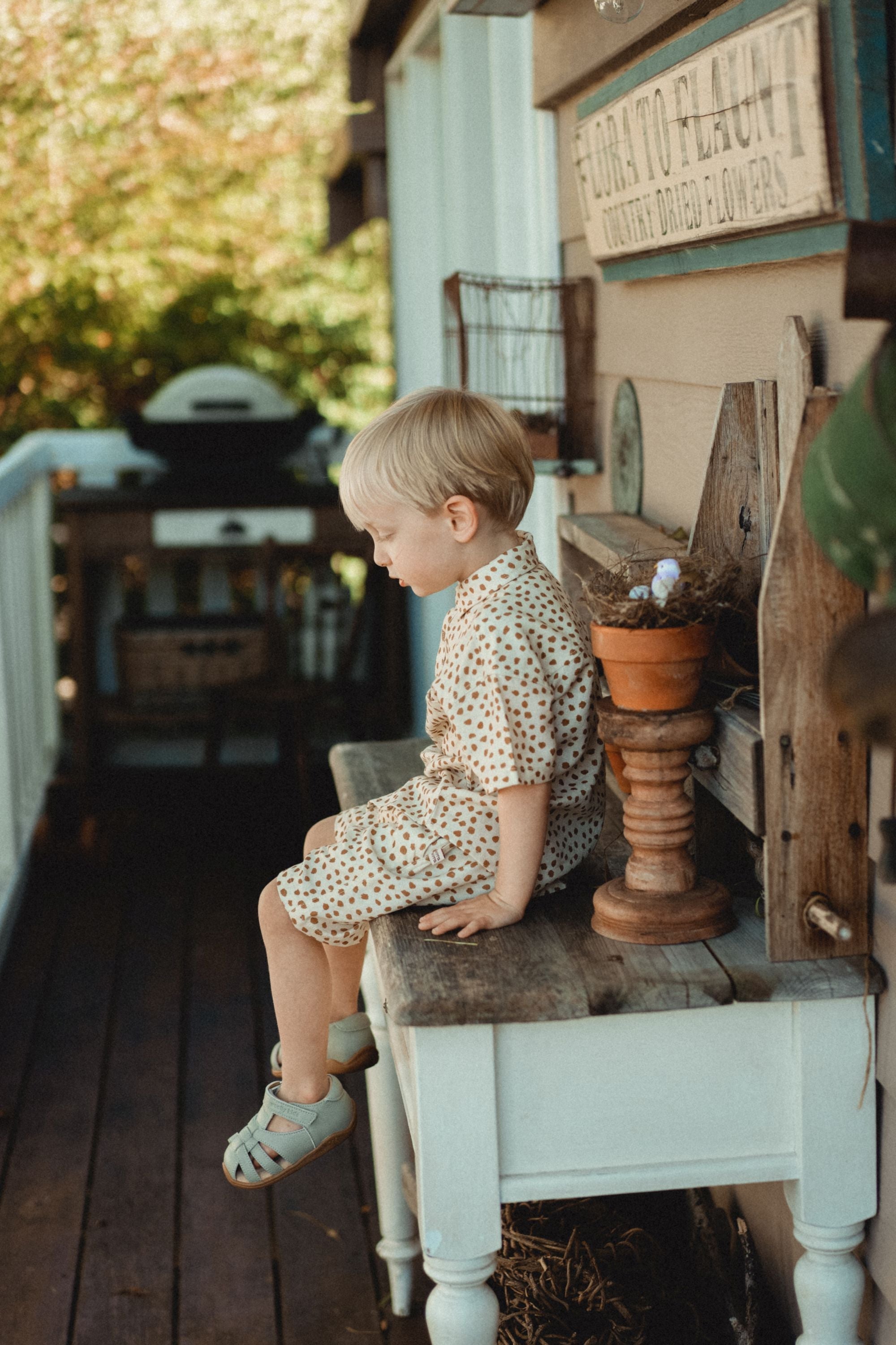 wirrawirra infant clothing stores leopard print linen shorts leopard print 24 Summer Boys Essentials New Arrivals Shorts