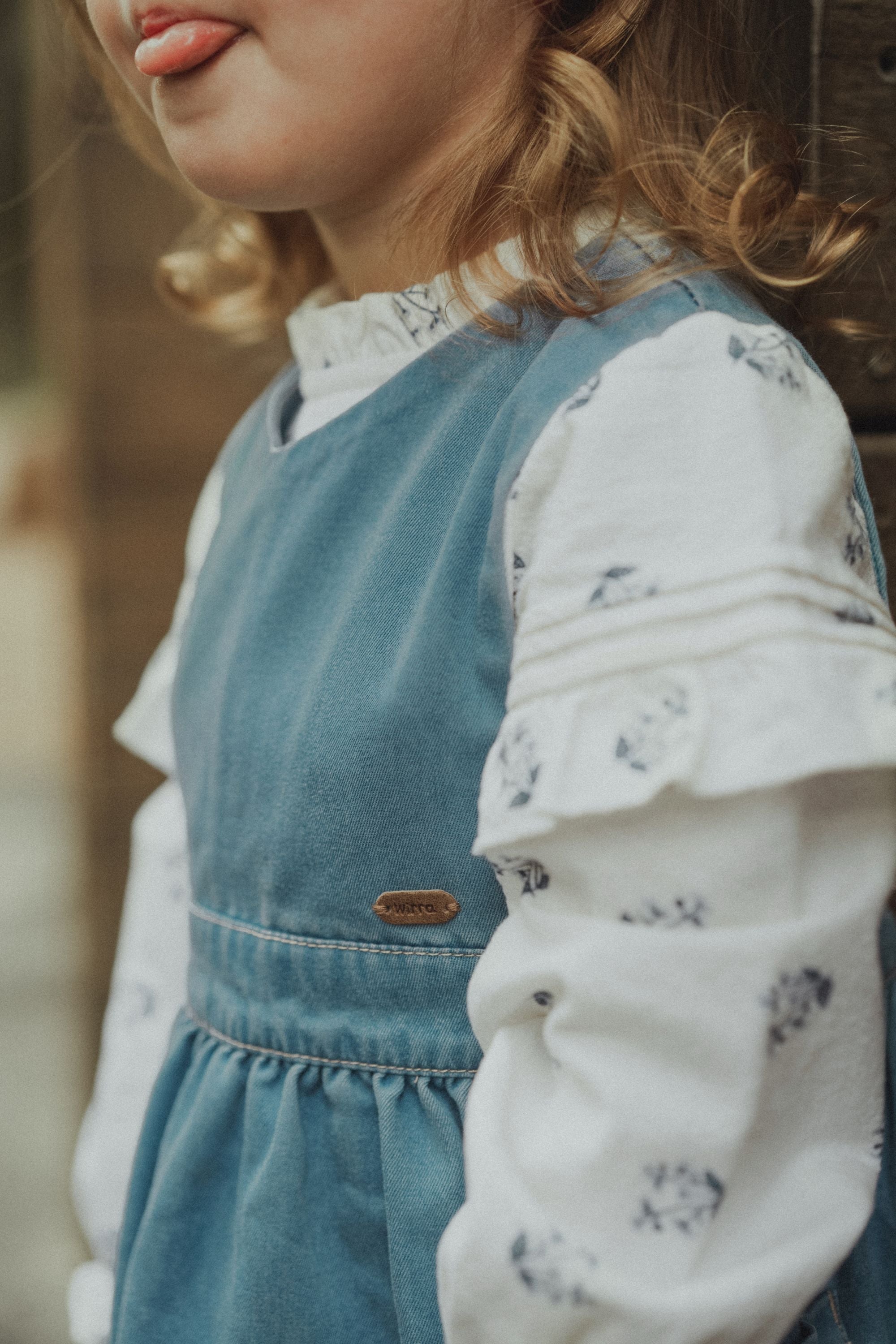 wirrawirra childrens clothes tencel denim vest dress denim blue 24 Spring Dresses Girls New Arrivals Skirts
