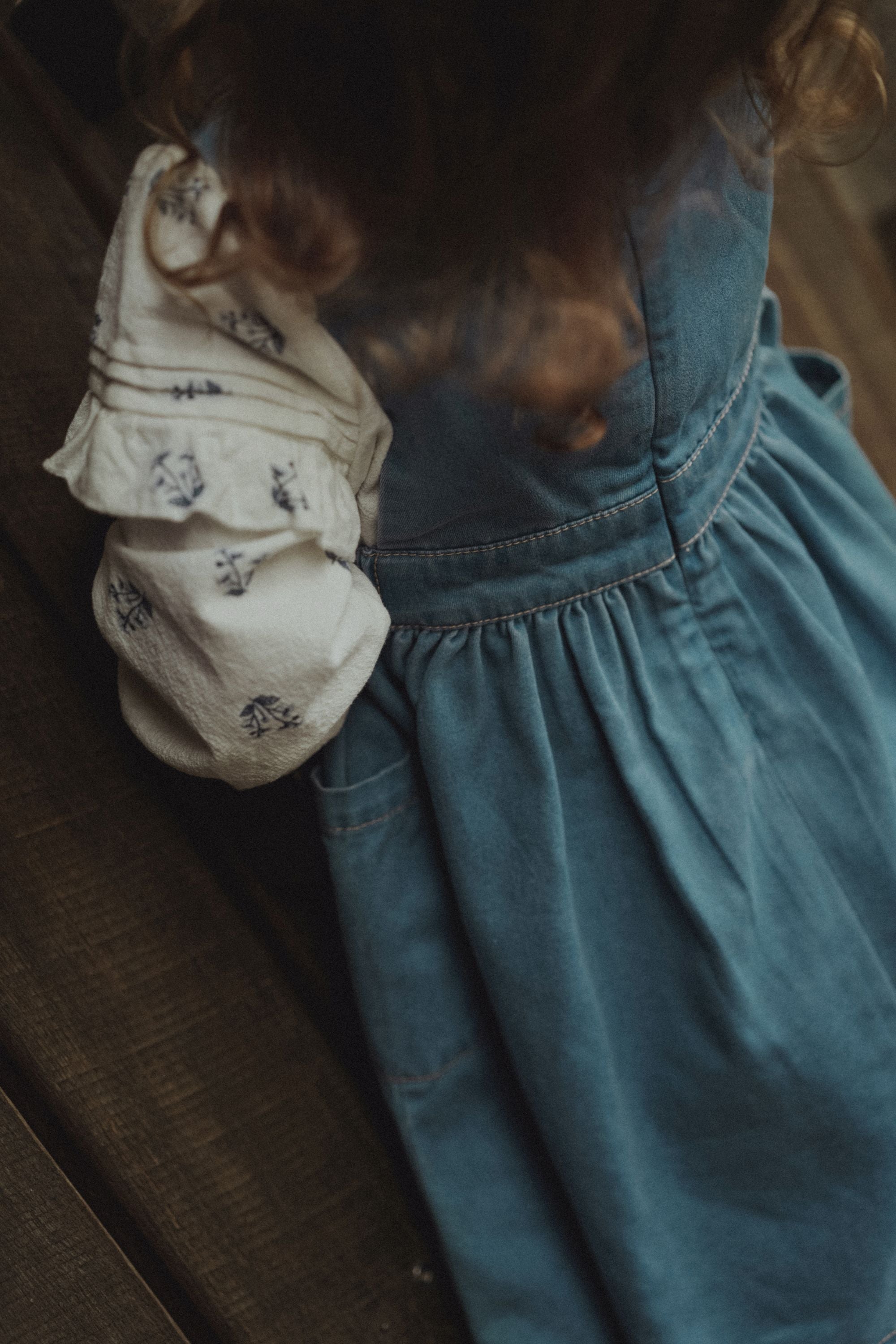 wirrawirra cute baby clothes tencel denim vest dress denim blue 24 Spring Dresses Girls New Arrivals Skirts