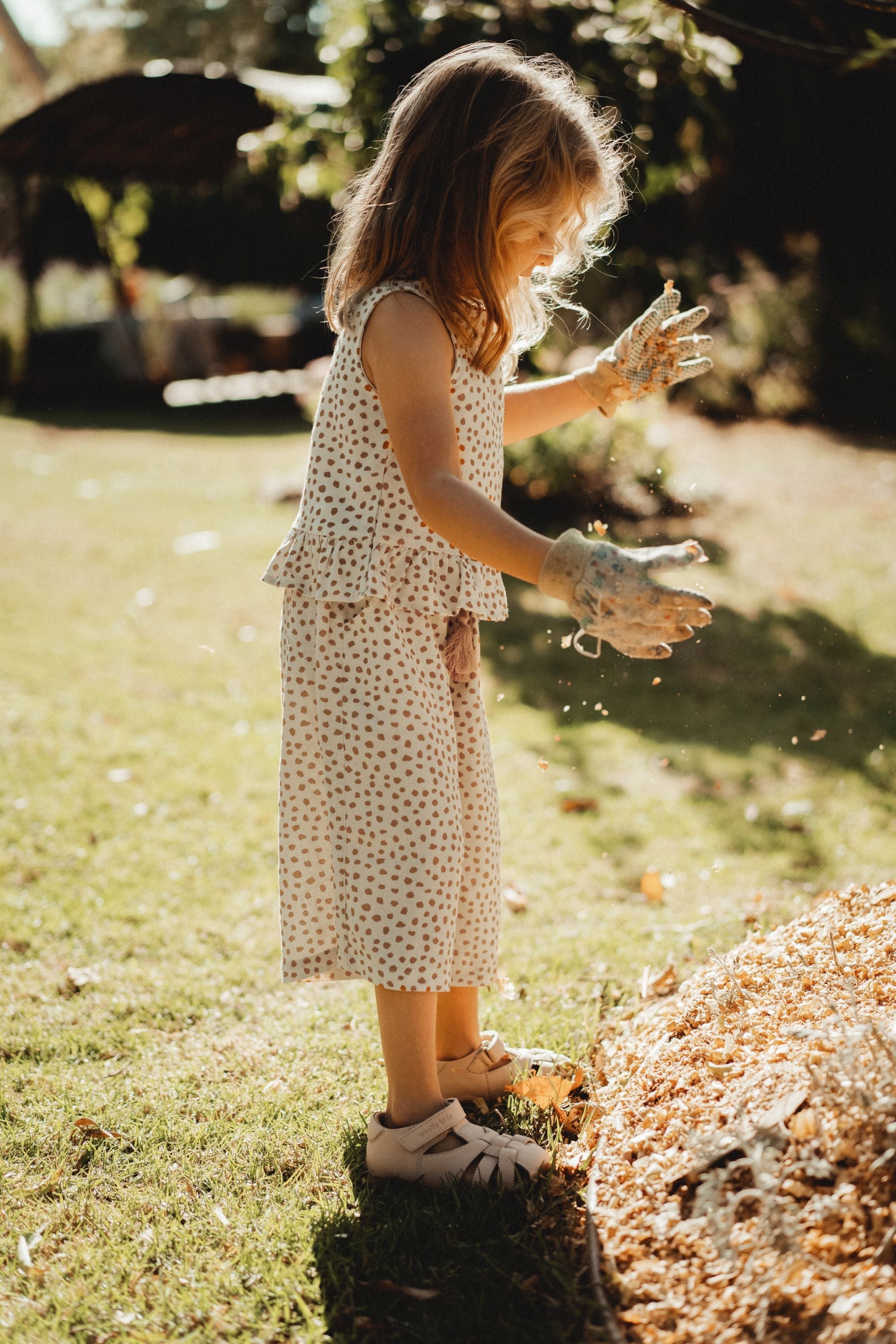 wirrawirra cute baby clothes leopard print linen wide leg pants leopard print 24 Summer Essentials Girls Leggings New Arrivals Trousers