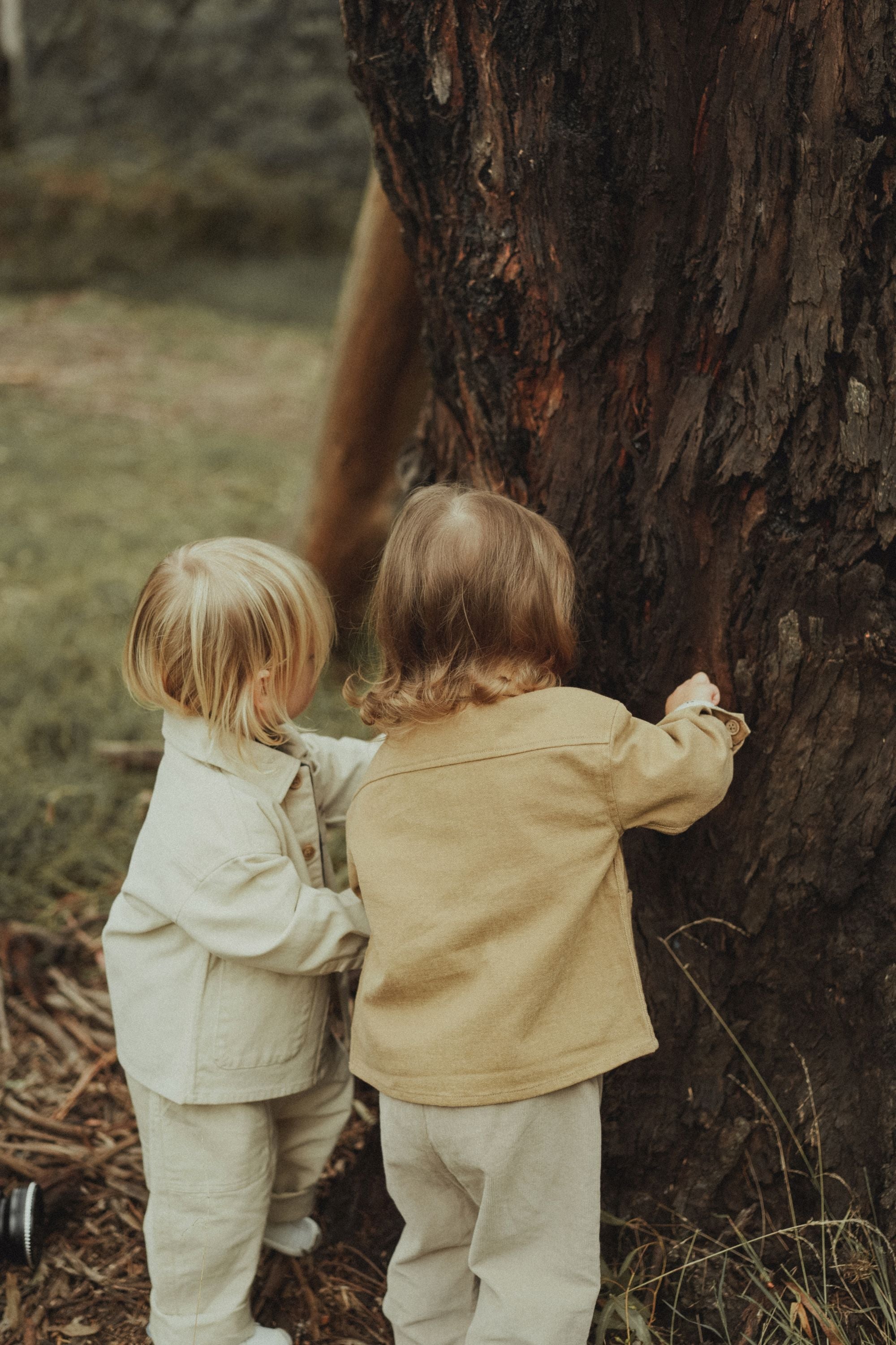 wirrawirra baby clothes long sleeved jacket beige 24 Spring Boys Gilets Girls Jackets New Arrivals Gilets