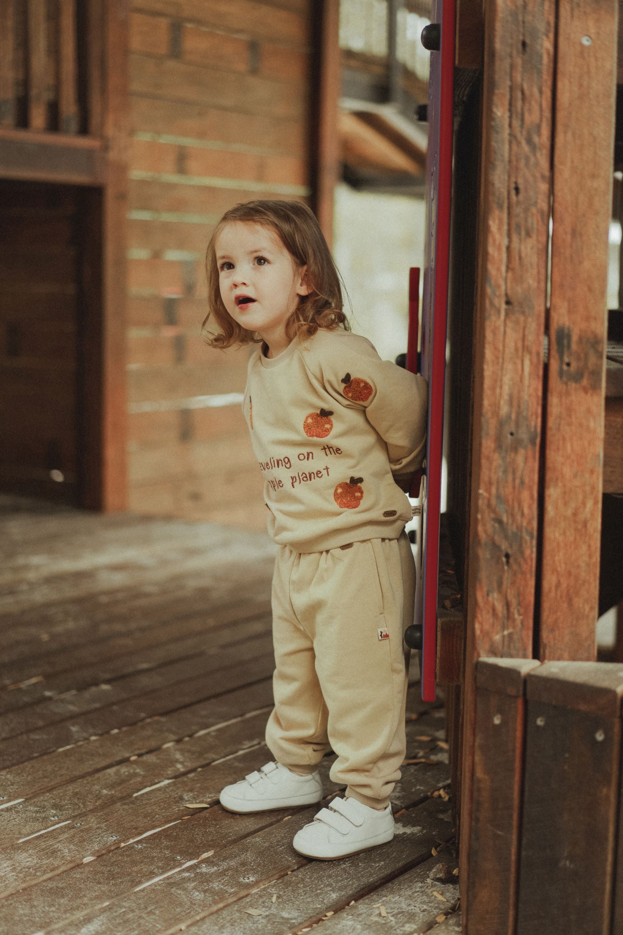 wirrawirra kids clothes apple sweatshirt apple planet 24 Spring Boys Essentials Girls New Arrivals Sweatshirts