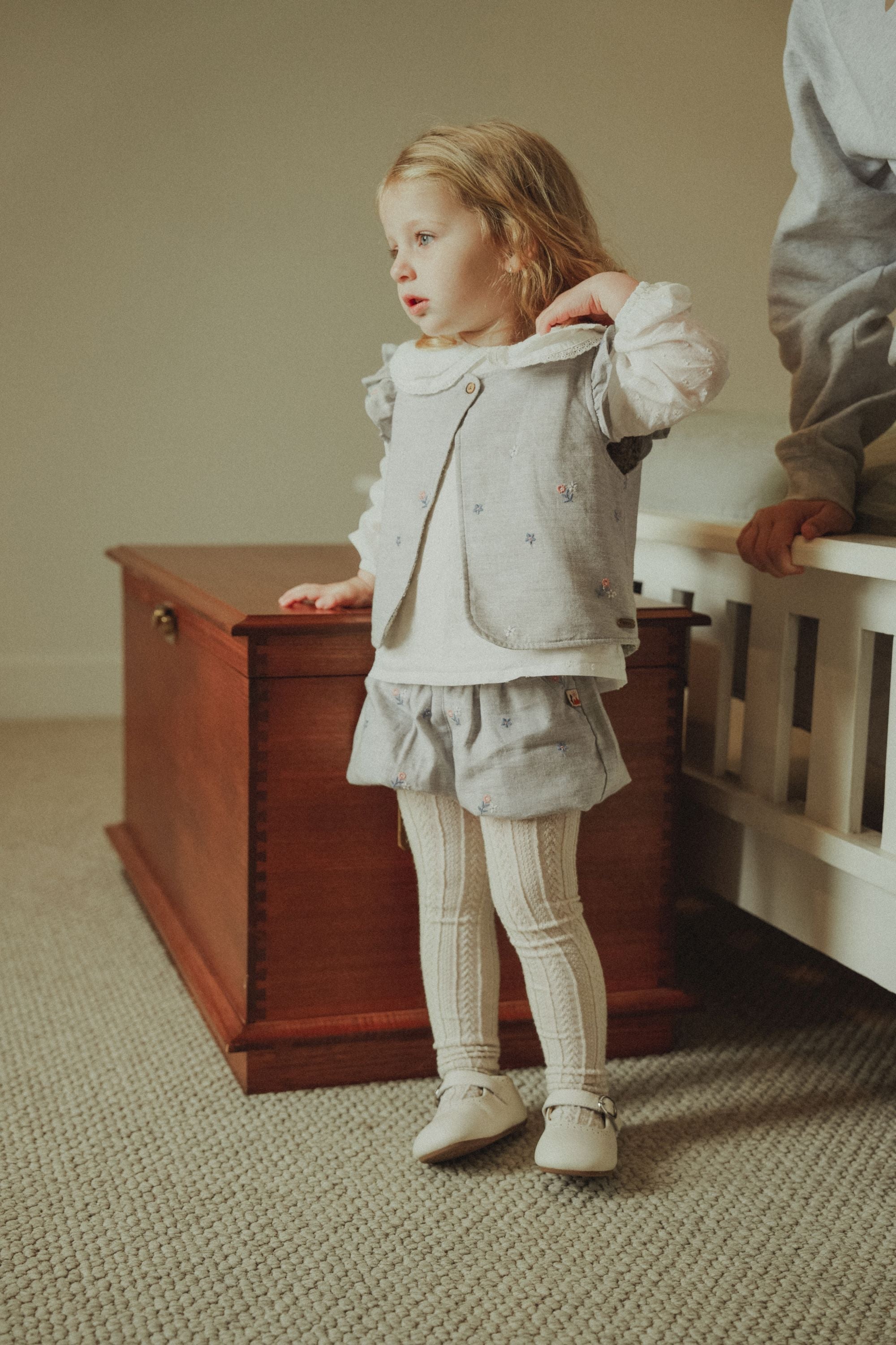 wirrawirra gender neutral newborn outfit long sleeved shirt plain white 24 Spring Blouses Girls New Arrivals Shirts