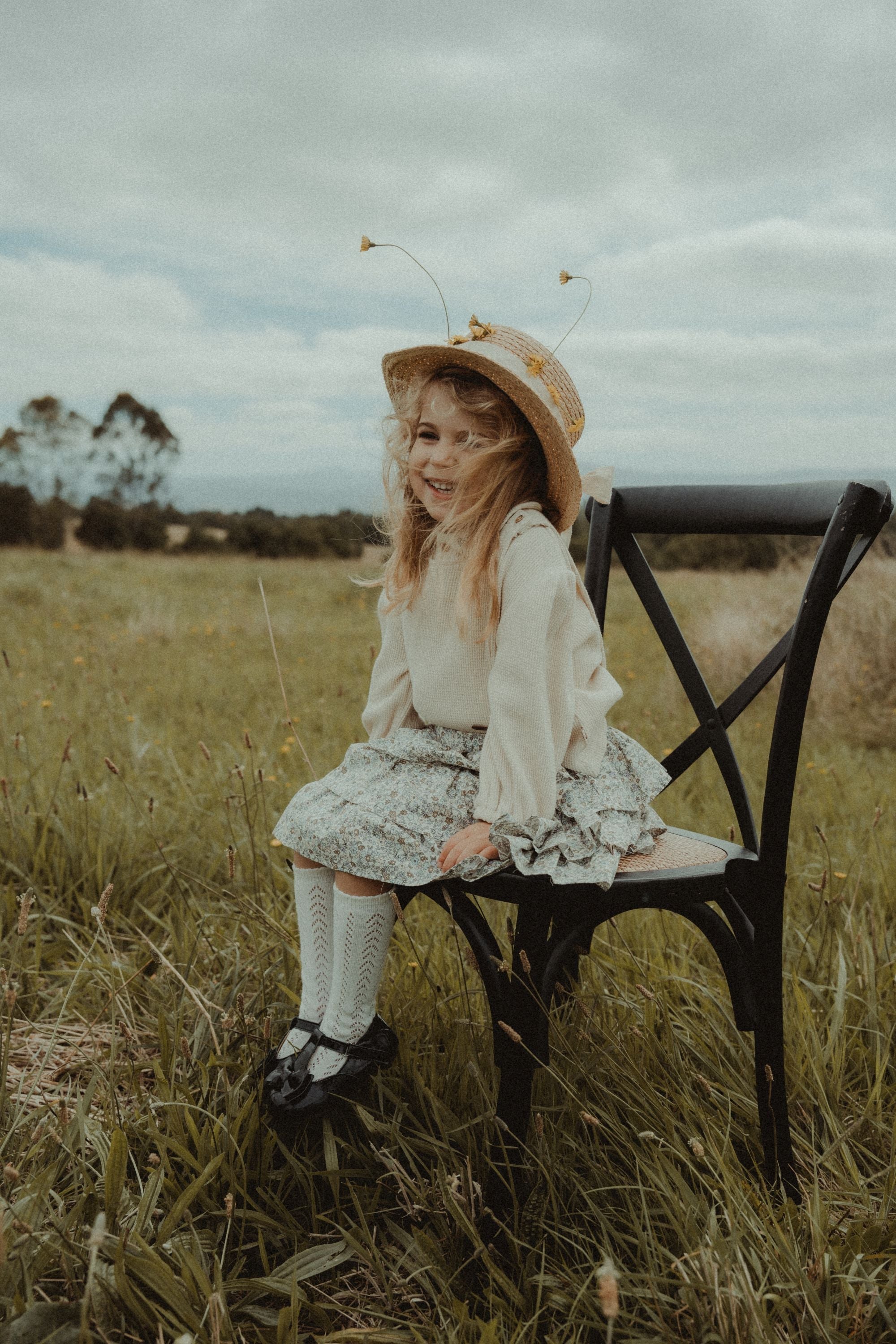 wirrawirra cute baby clothes waffle plaid long sleeved shirt beige 24 Spring Blouses Girls New Arrivals Shirts