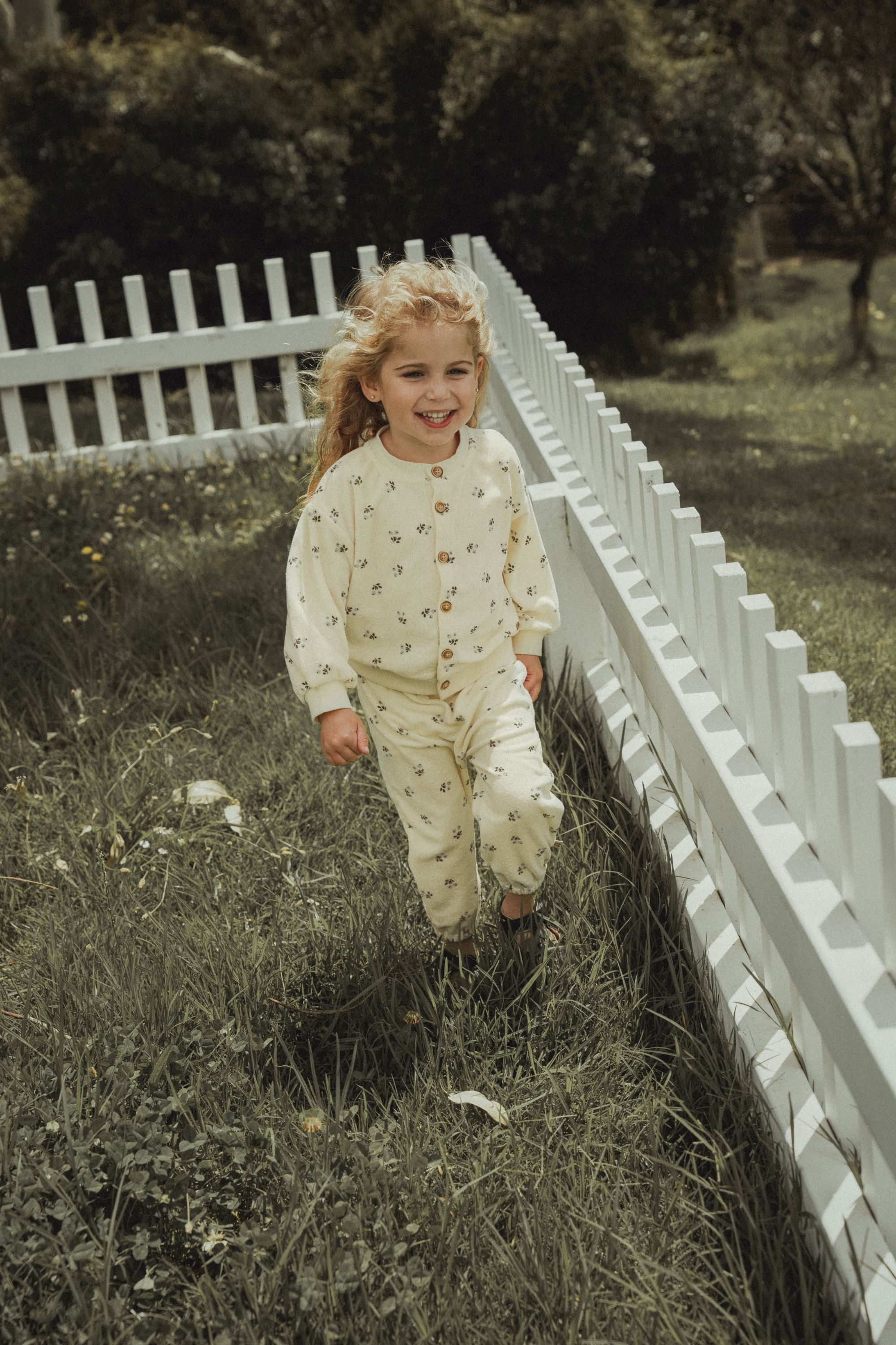 wirrawirra baby girl clothes blueberry printed knitted shirt blueberry 24 Spring Boys Girls New Arrivals Sweatshirts