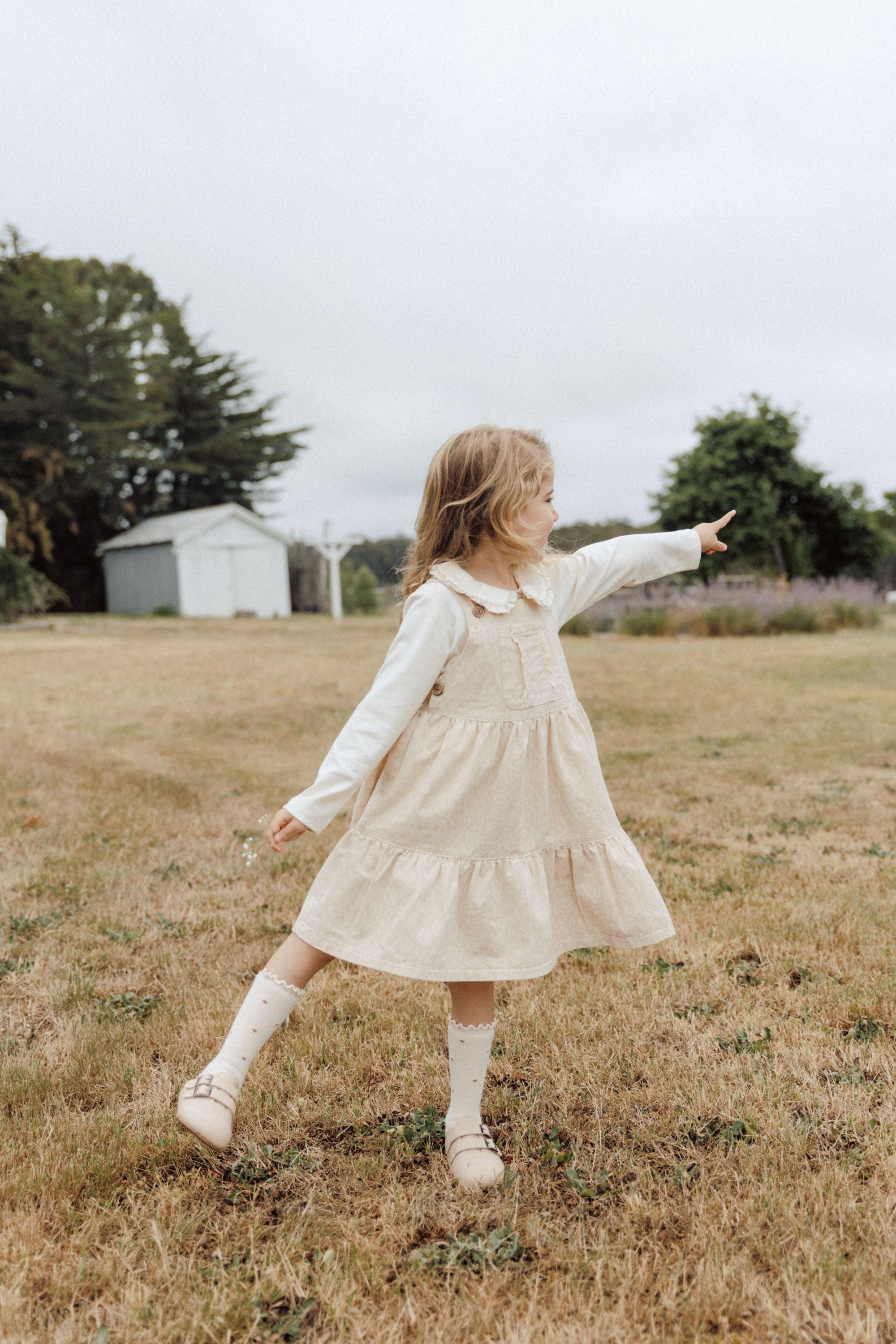 Leopard Print Suspender Skirt - Beige
