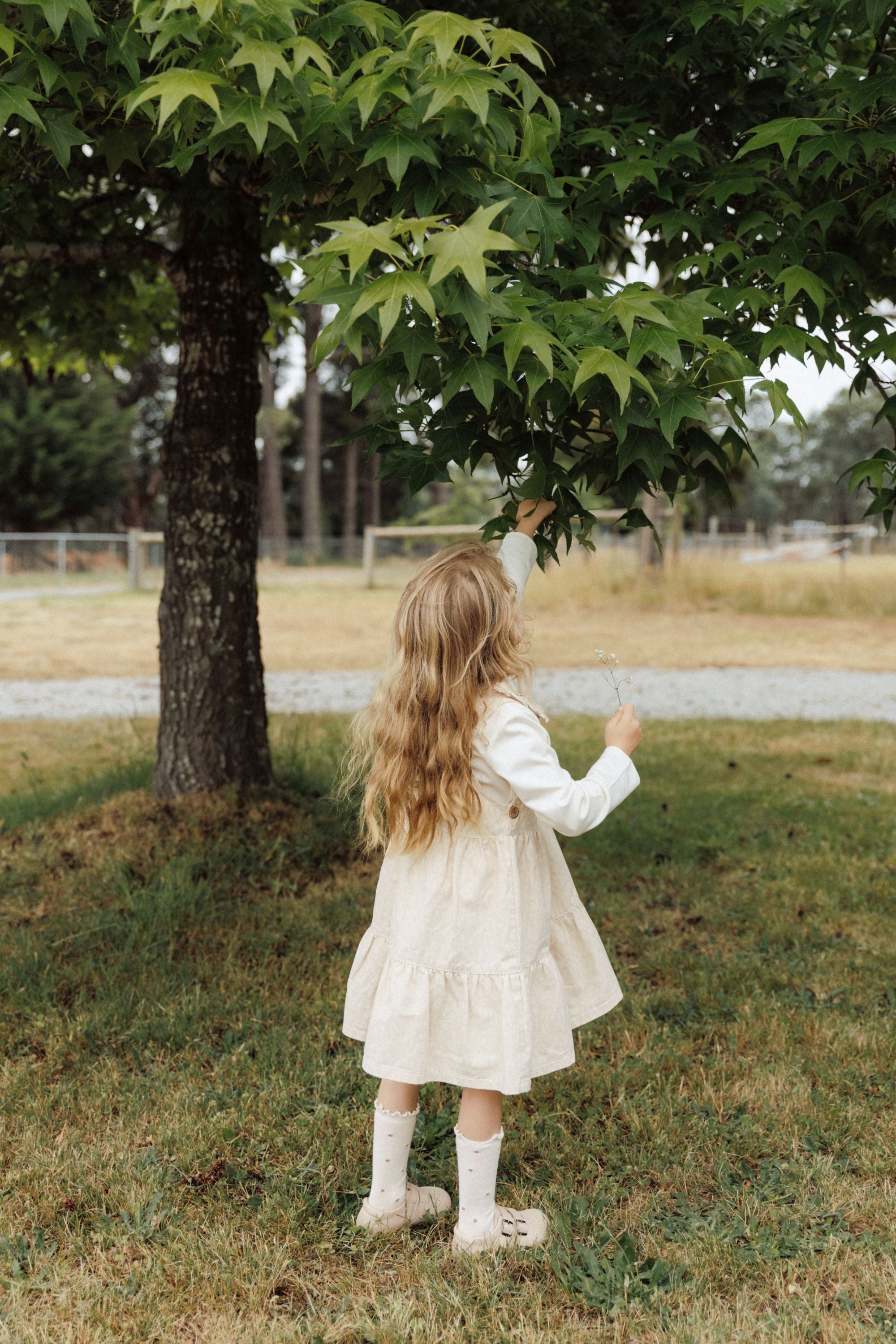 Leopard Print Suspender Skirt - Beige