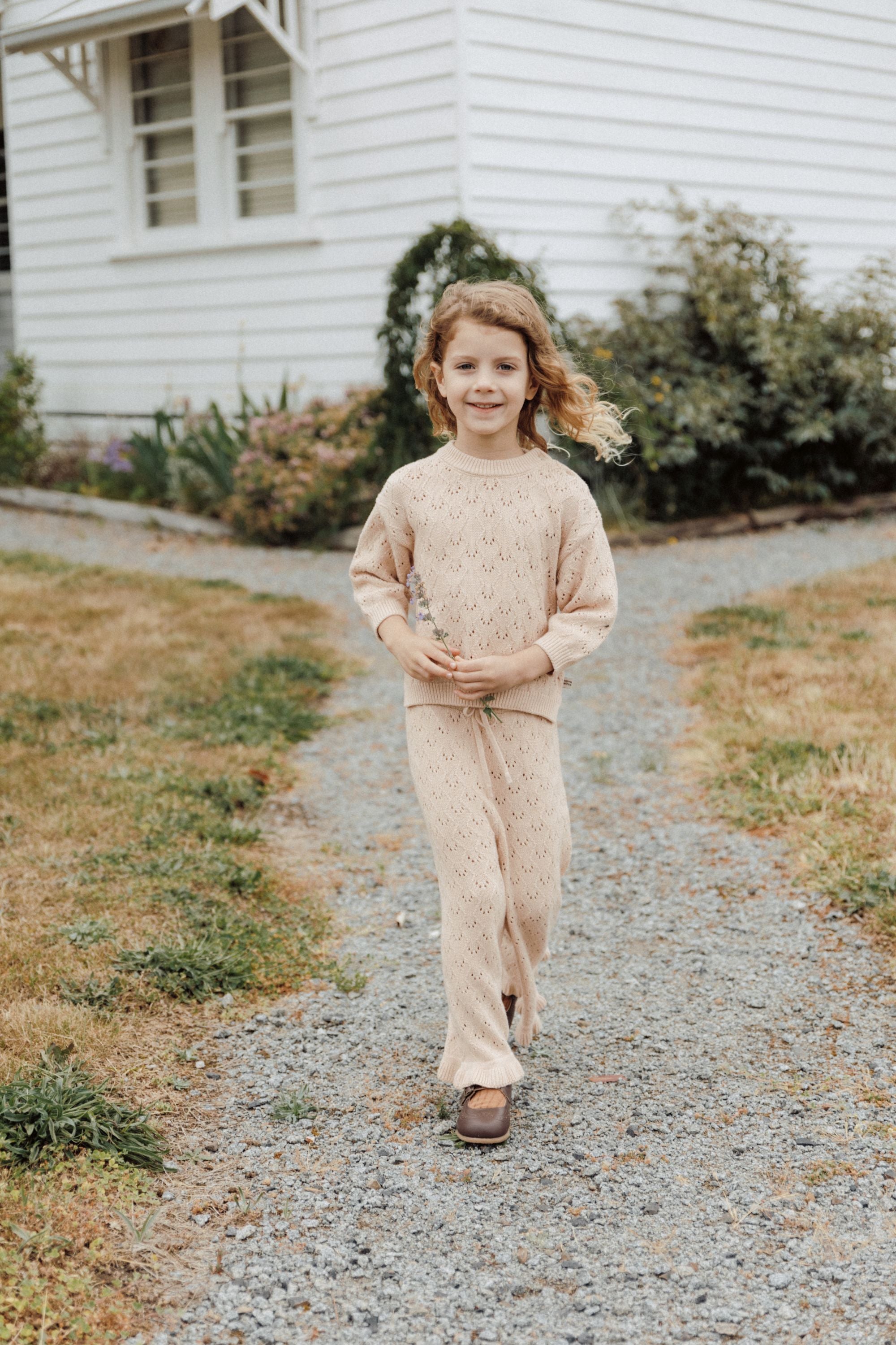 Marshmallow Knit Sweater - Peach