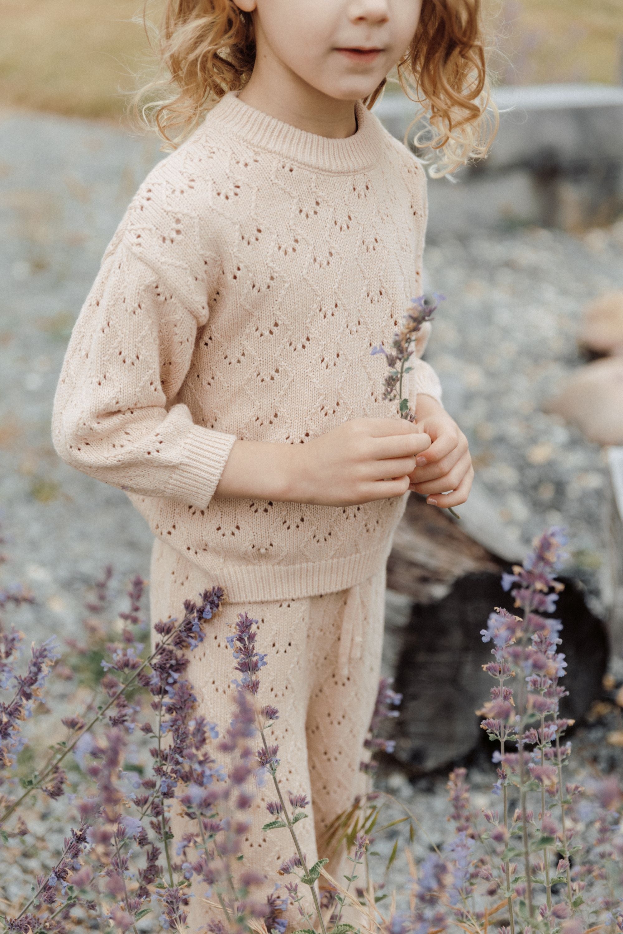 Marshmallow Knit Sweater - Peach