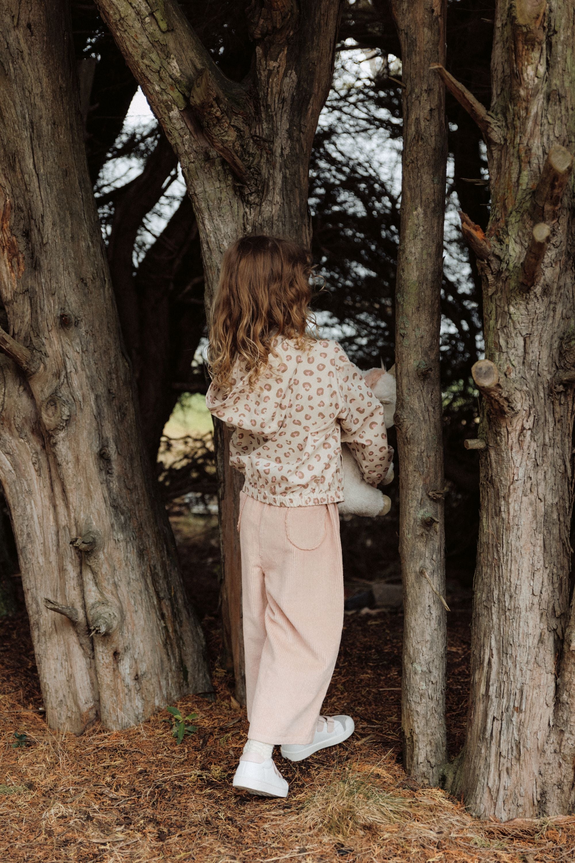 Leopard Print Hoodie Jacket - Pink Leopard