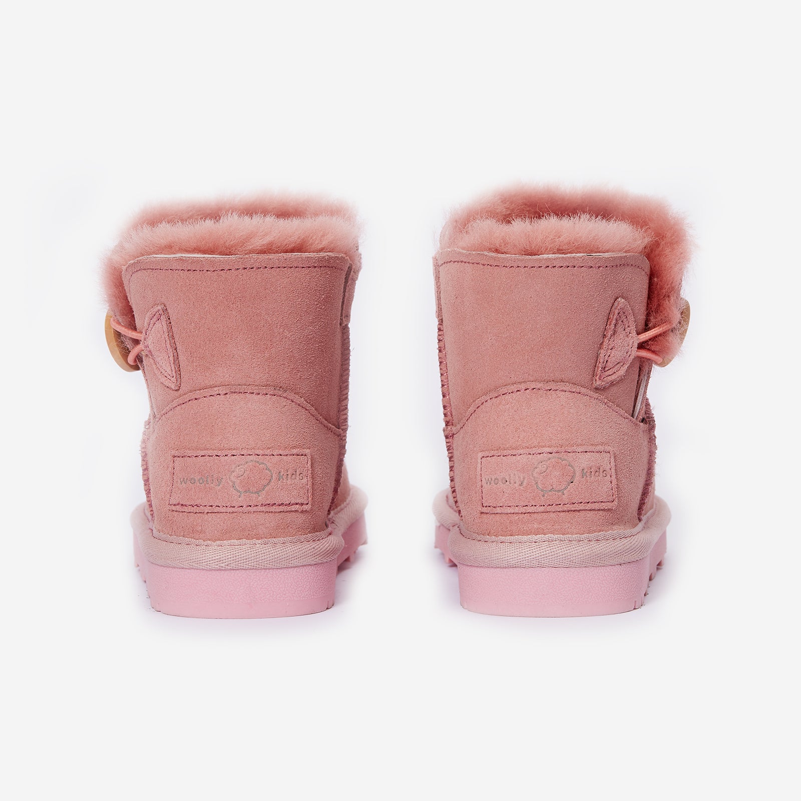 button classic kids rose red woolly kids leather kids shoes baby infants shoes Girls winter boots toddler shoes Toddler girl boots