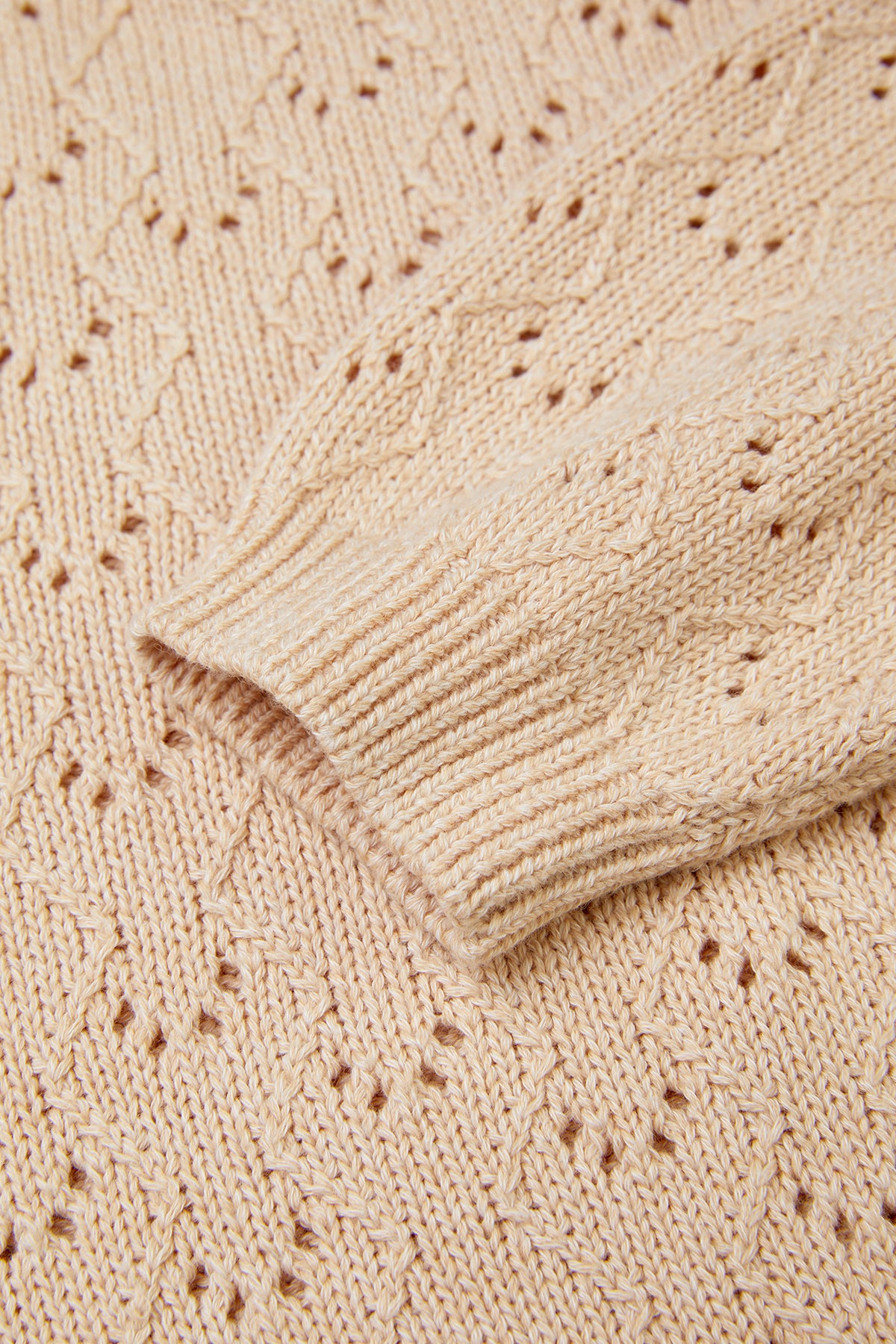 Marshmallow Knit Sweater - Peach