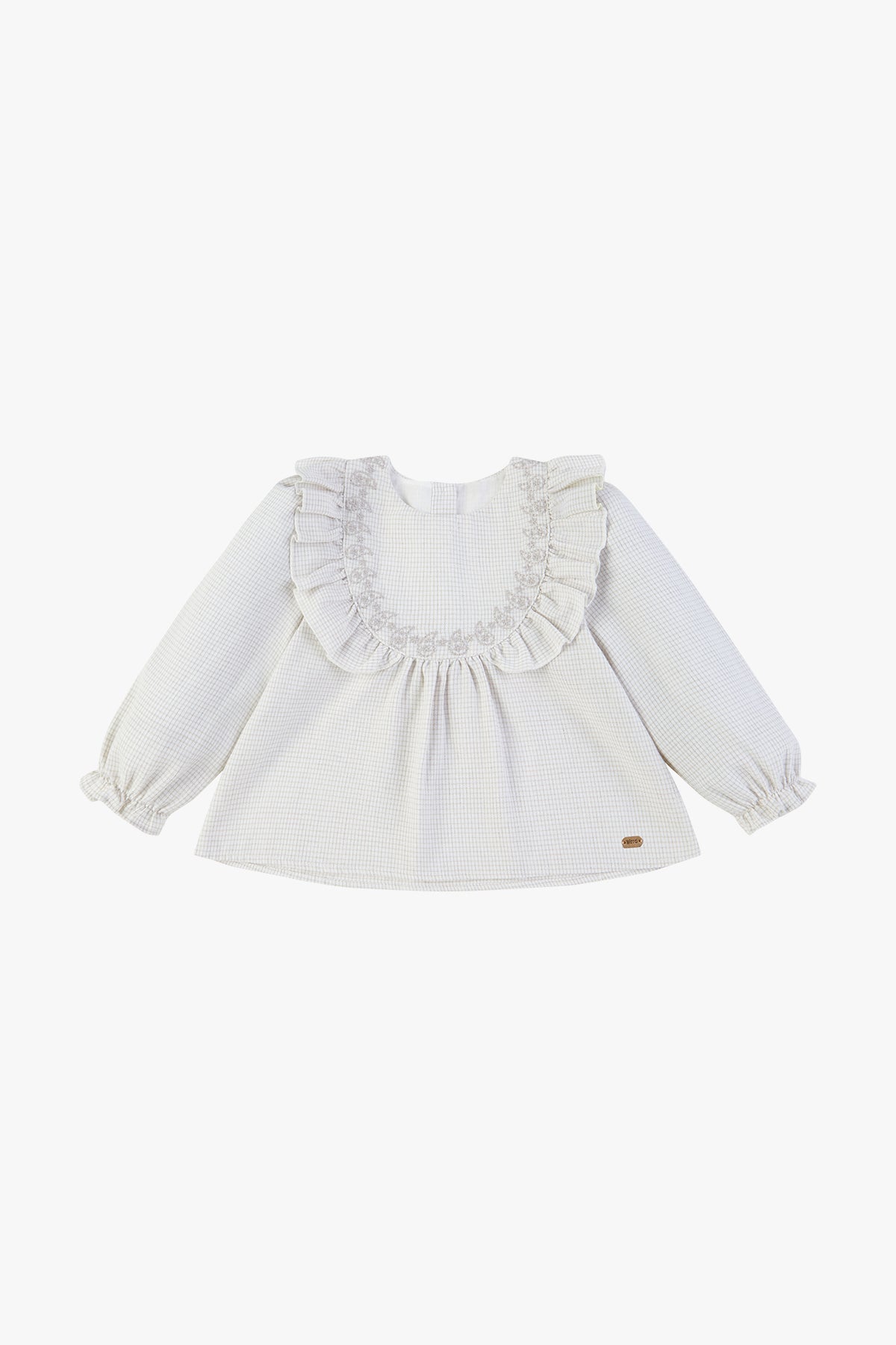 wirrawirra organic infant clothes ruffled collar blouse light apricot 24 Autumn Autumn Blouses Girls New Arrivals Shirts Spring
