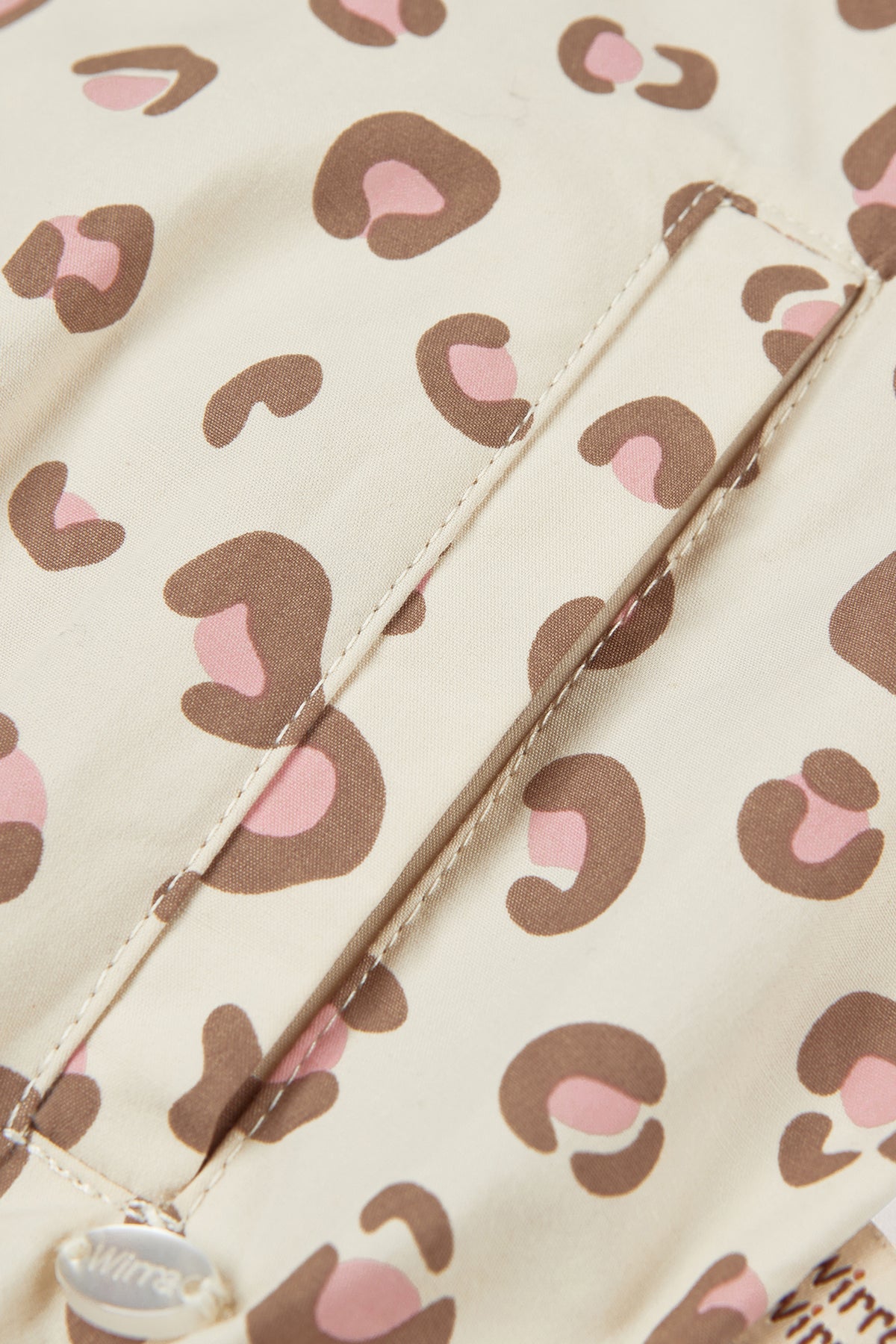 Leopard Print Hoodie Jacket - Pink Leopard