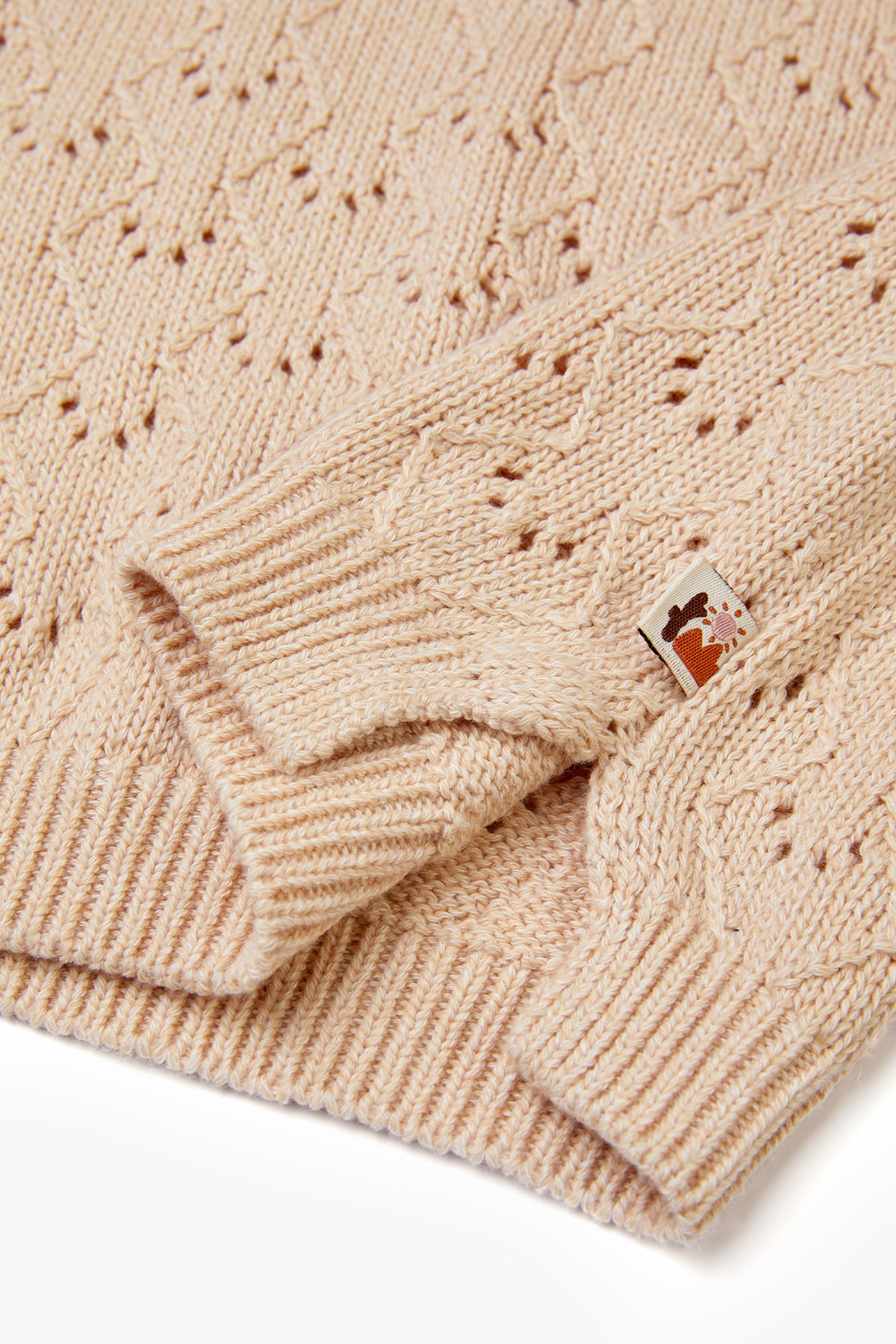 Marshmallow Knit Sweater - Peach