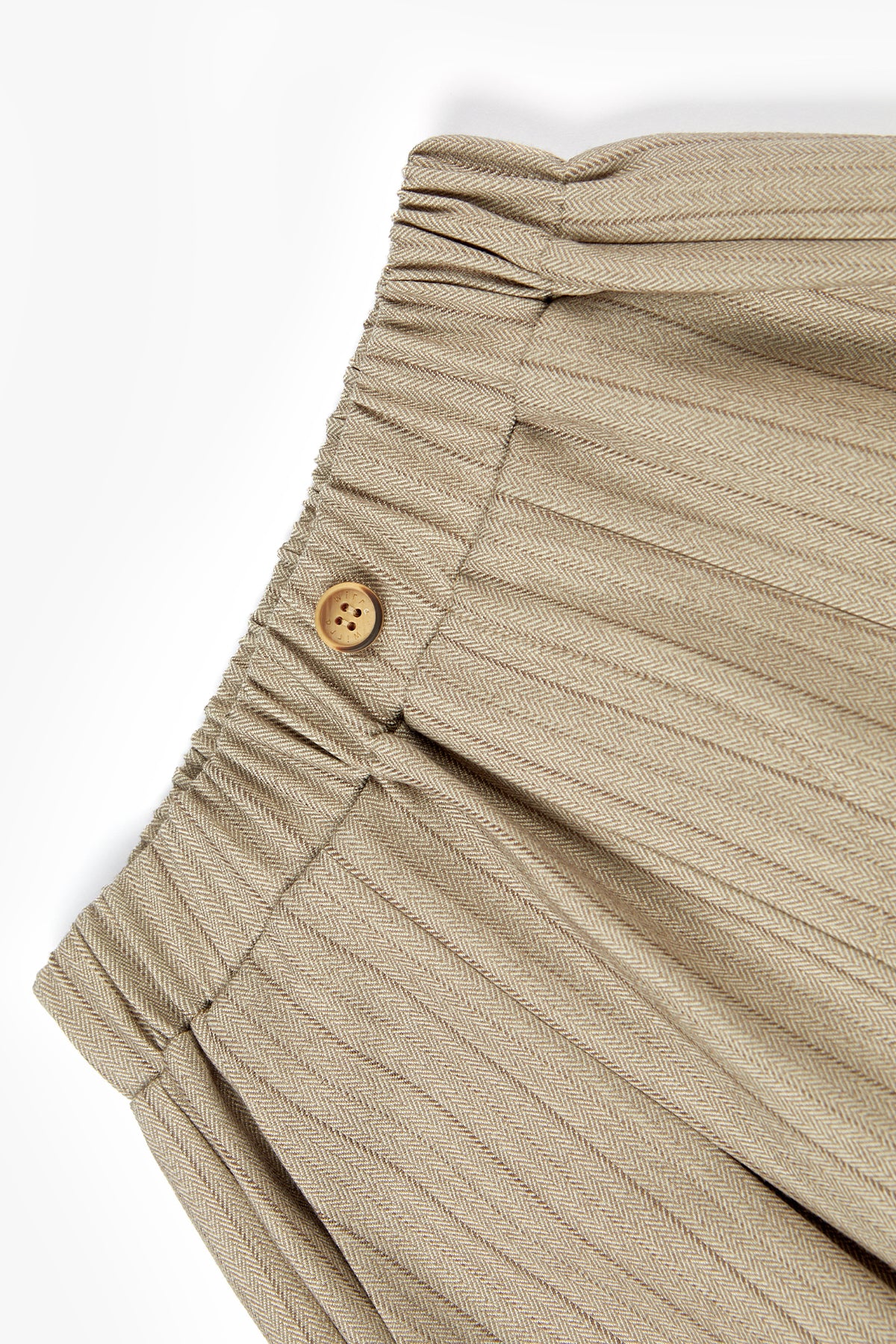 Vintage Striped Pants - Khaki