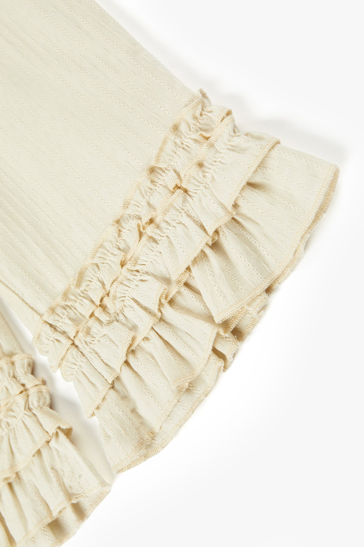 Sweetheart Holiday Lace Pants - Cream White