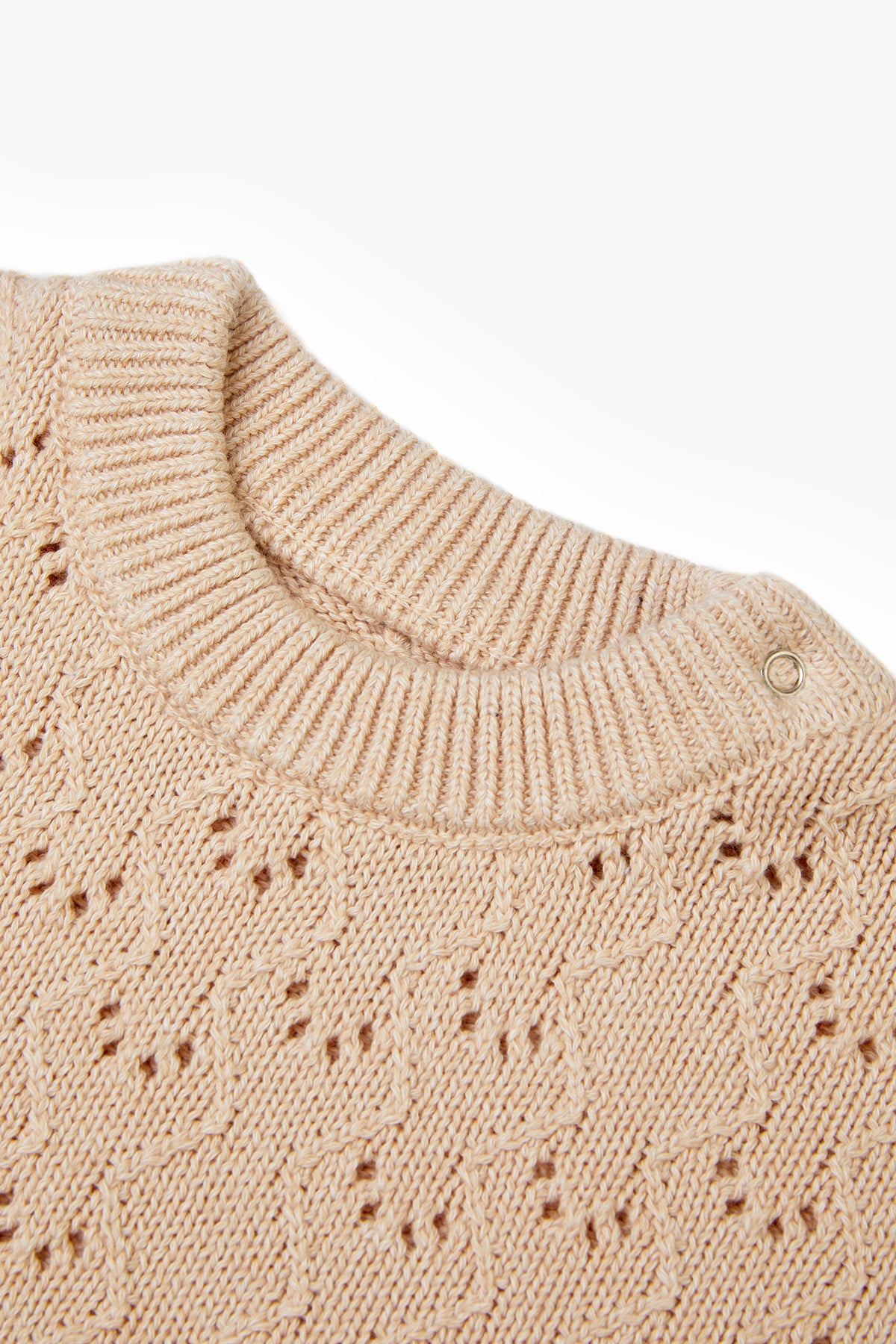 Marshmallow Knit Sweater - Peach