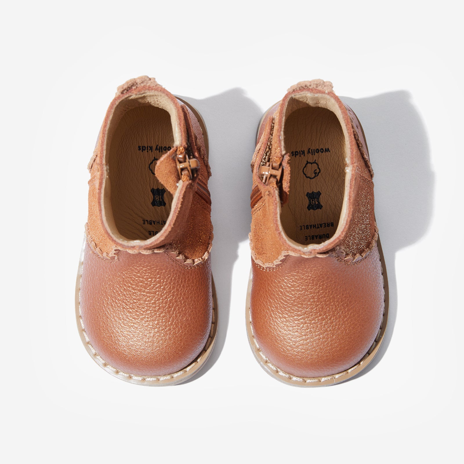 Elsa - Golden Brown - Woolly Kids - detail