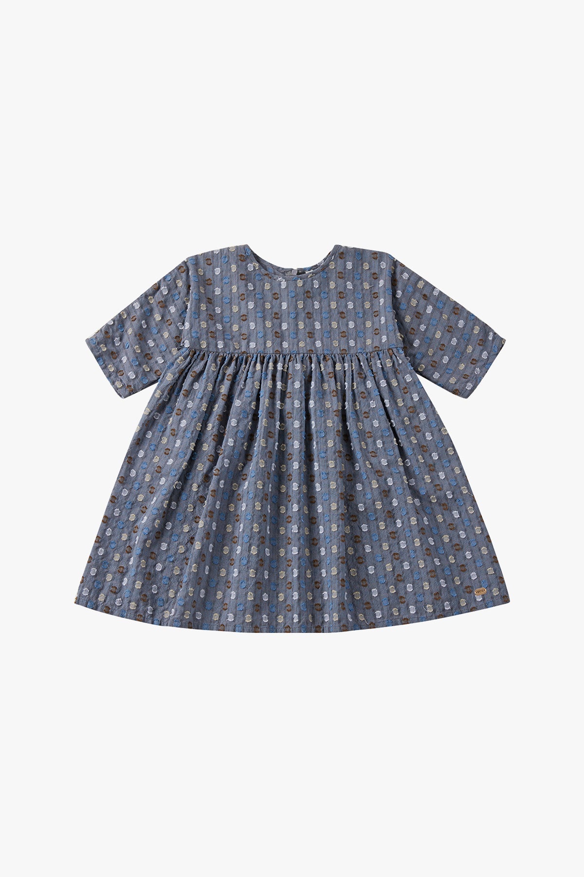 wirrawirra designer baby clothes vintage polka dot dress navy blue polka dot 24 Autumn Autumn Dresses Girls New Arrivals Skirts Spring