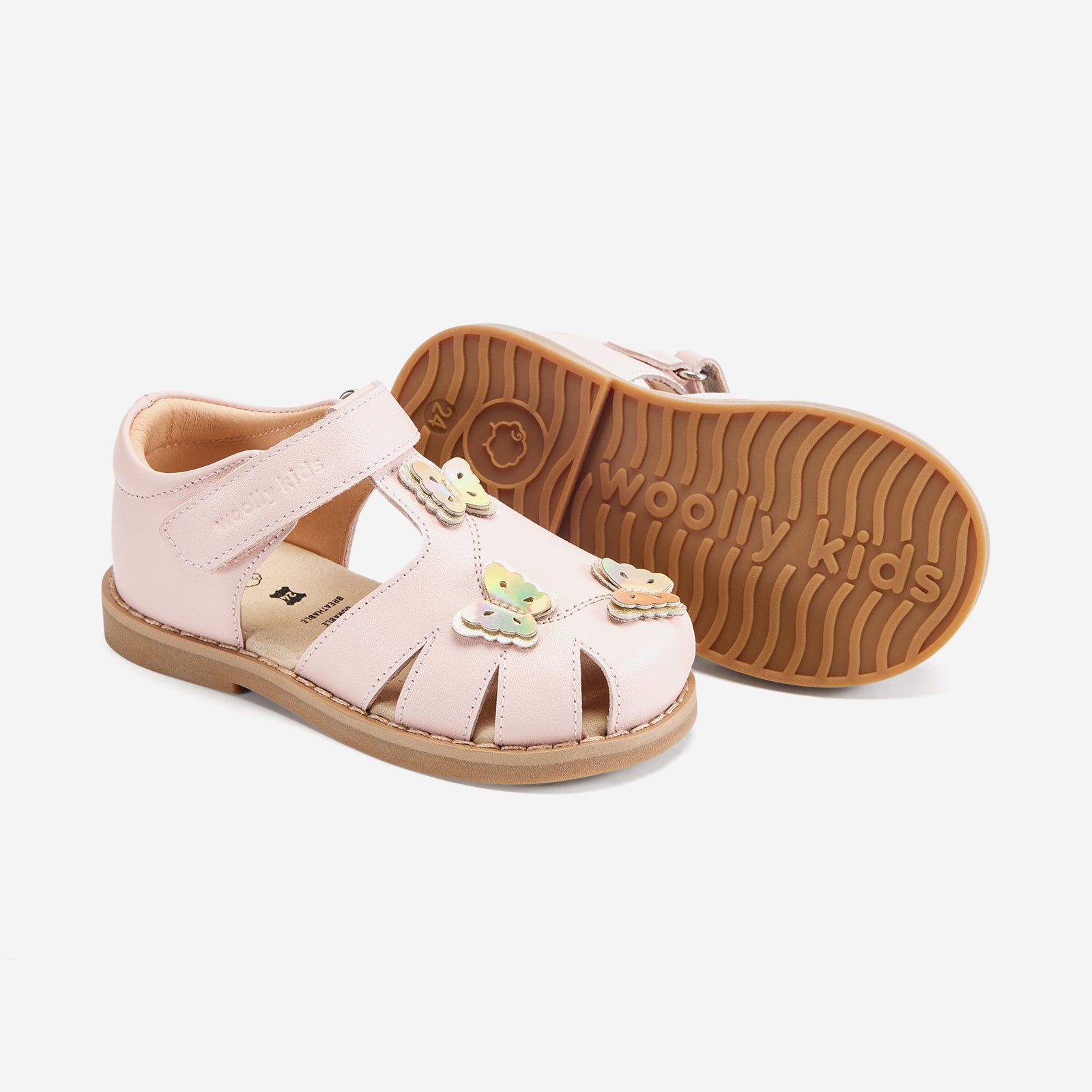 Aero - Peach Blossom - Woolly Kids - detail view