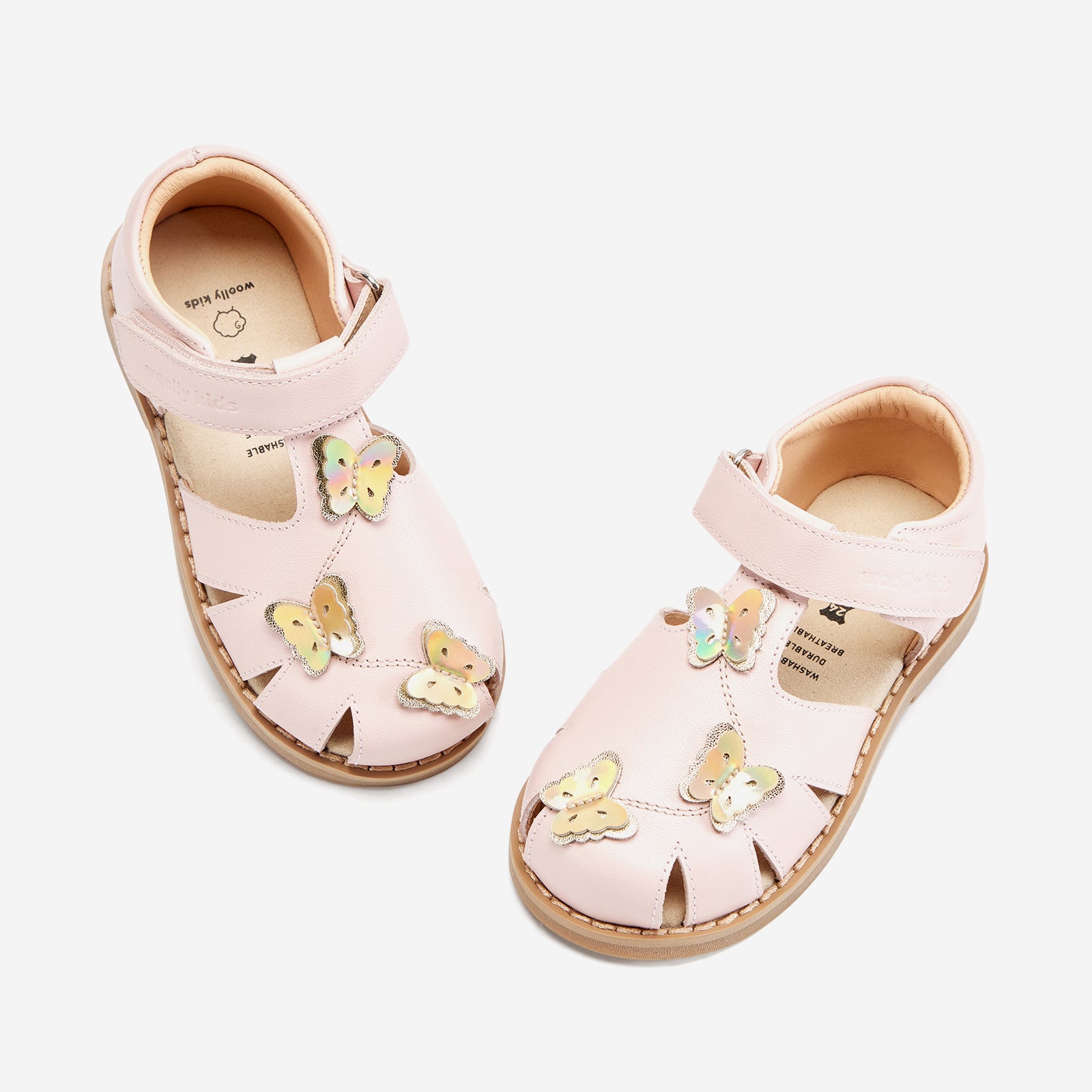 Aero - Peach Blossom - Woolly Kids - detail view