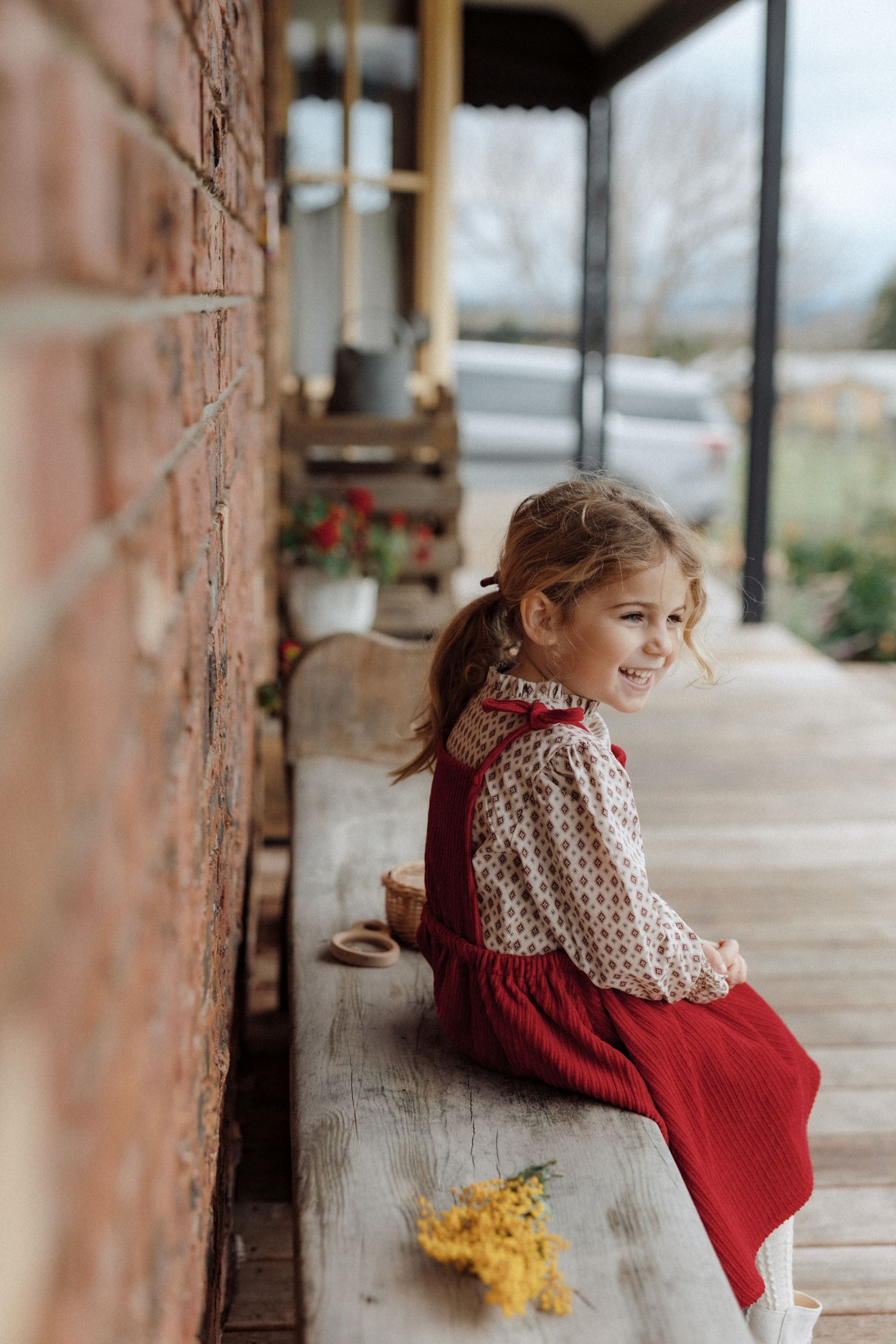 wirrawirra cute newborn clothesbow suspender skirt cherry24 Winter  Dresses  Girls  New Arrivals  Skirts