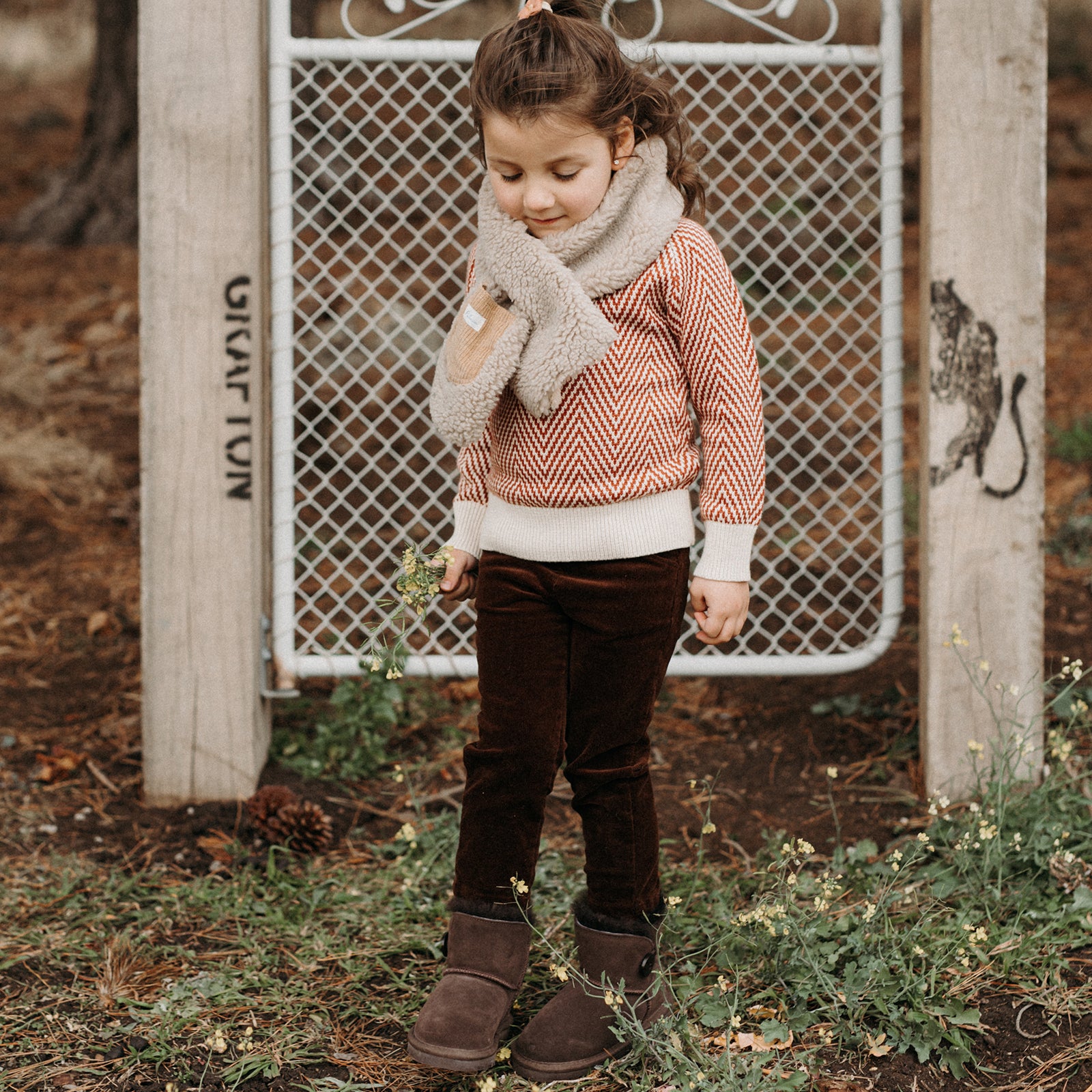 Button Classic Kids - Coffee Brown