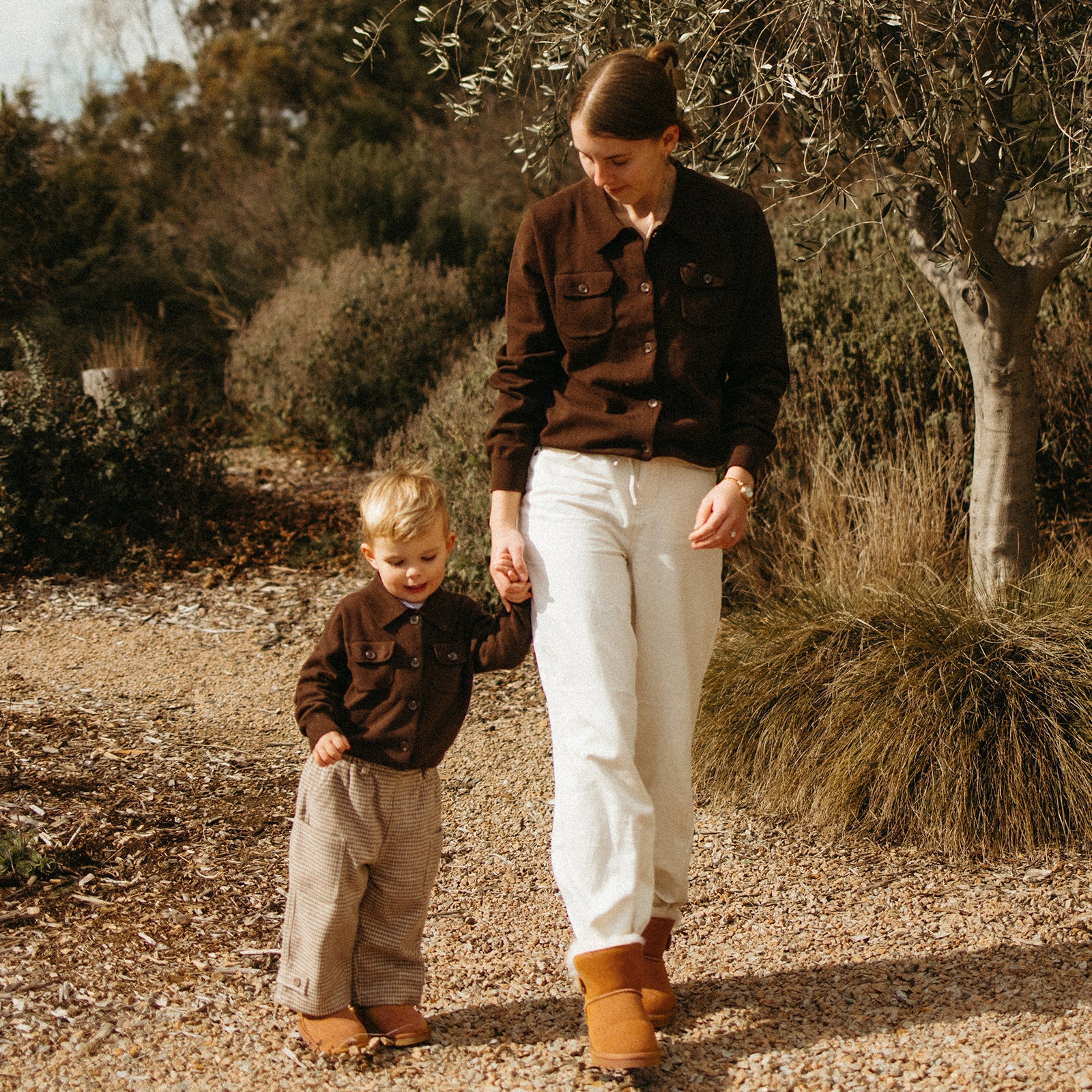 Button Classic Kids - Chestnut