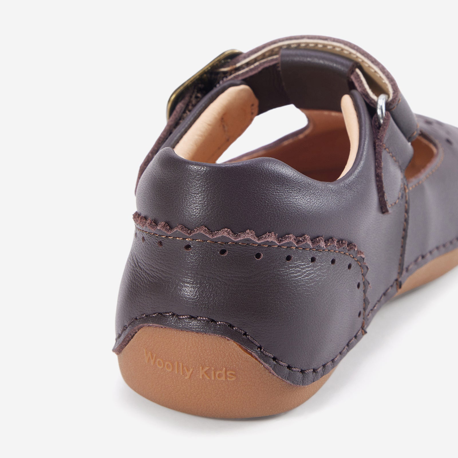 Casey Coffee Brown - Heel Detail