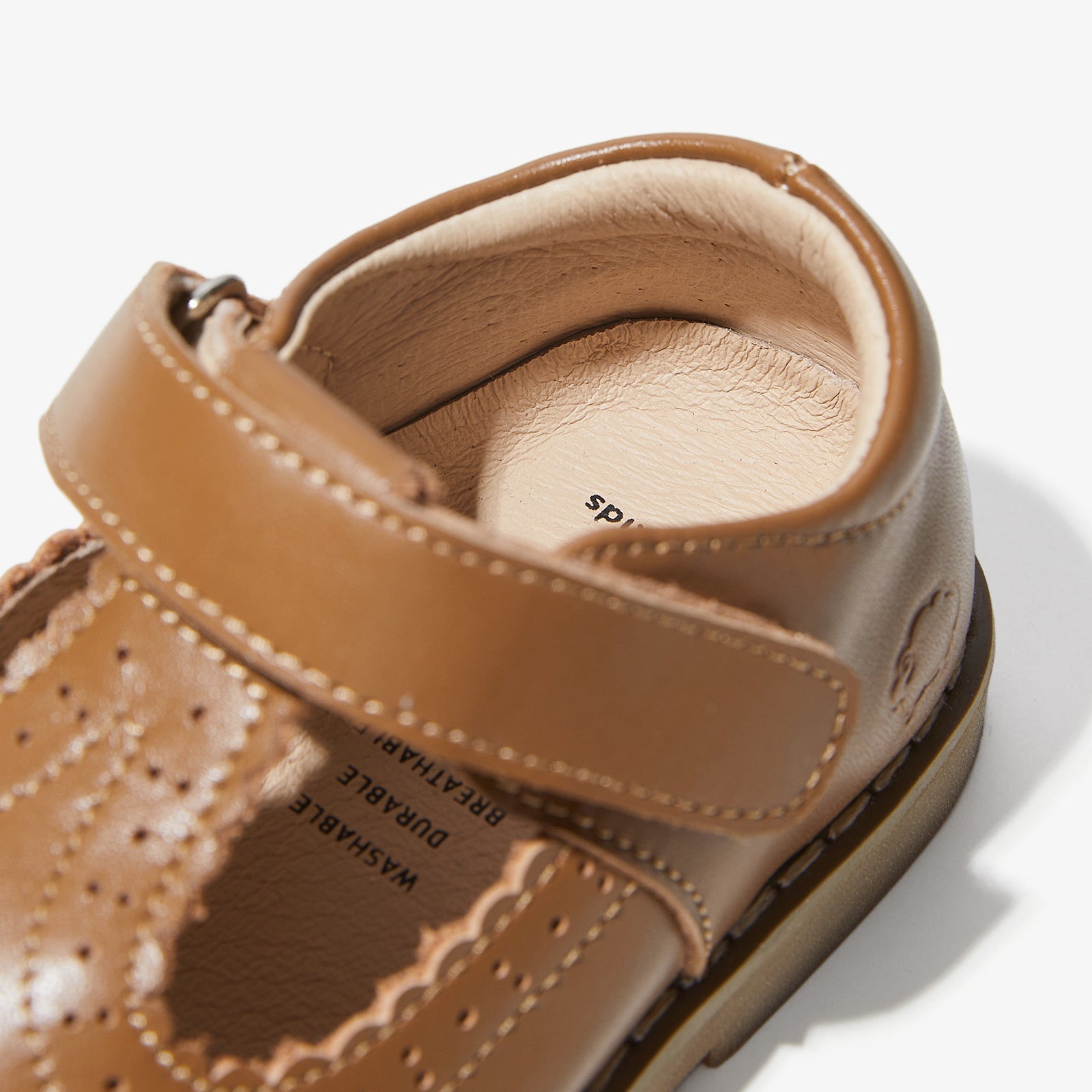 cheryl chestnut brown woolly kids autumn infant leathr shoes baby shoes childrens shoes nz 1st shoes