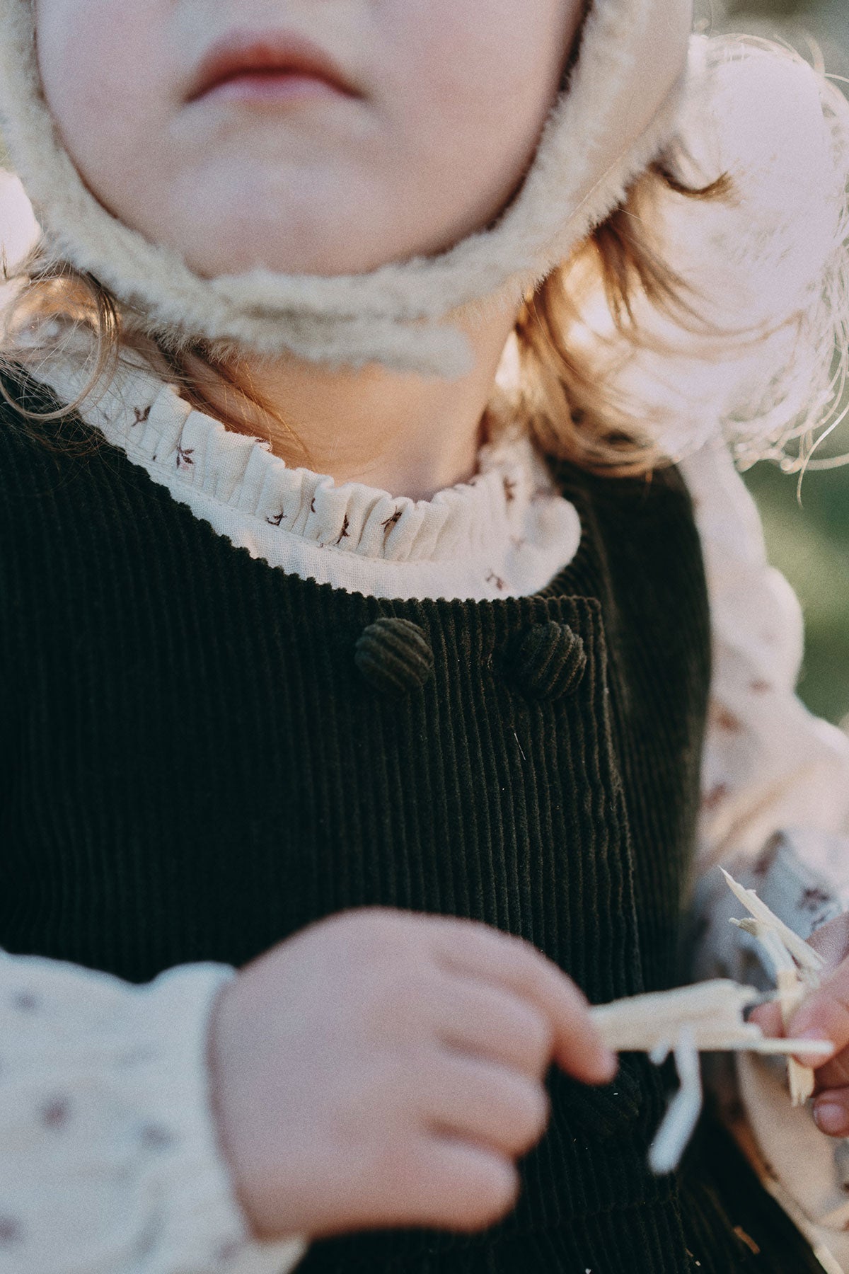 wirrawirra cute baby clothes corduroy dress dark green 23 Winter Dresses Girls New Arrivals