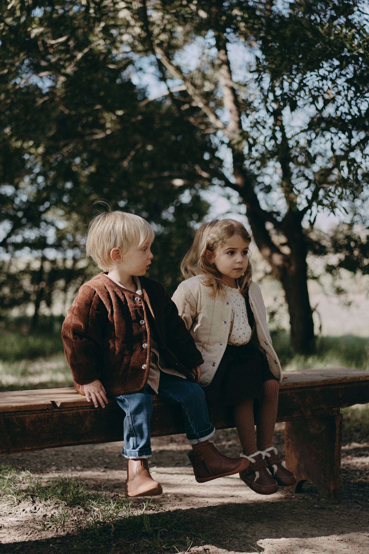 wirrawirra organic baby clothes corduroy jacket dark brown 23 Winter Boys Girls New Arrivals Outwears Tops Jackets Gilets