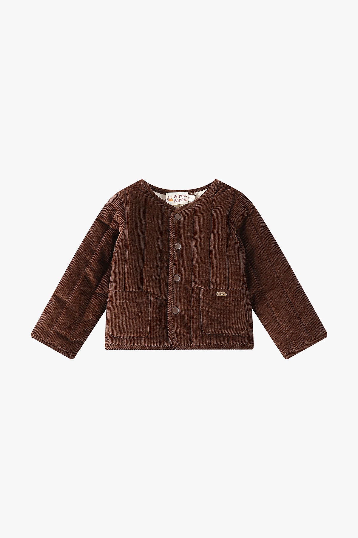 wirrawirra baby boy clothes corduroy jacket dark brown 23 Winter Boys Girls New Arrivals Outwears Tops Jackets Gilets