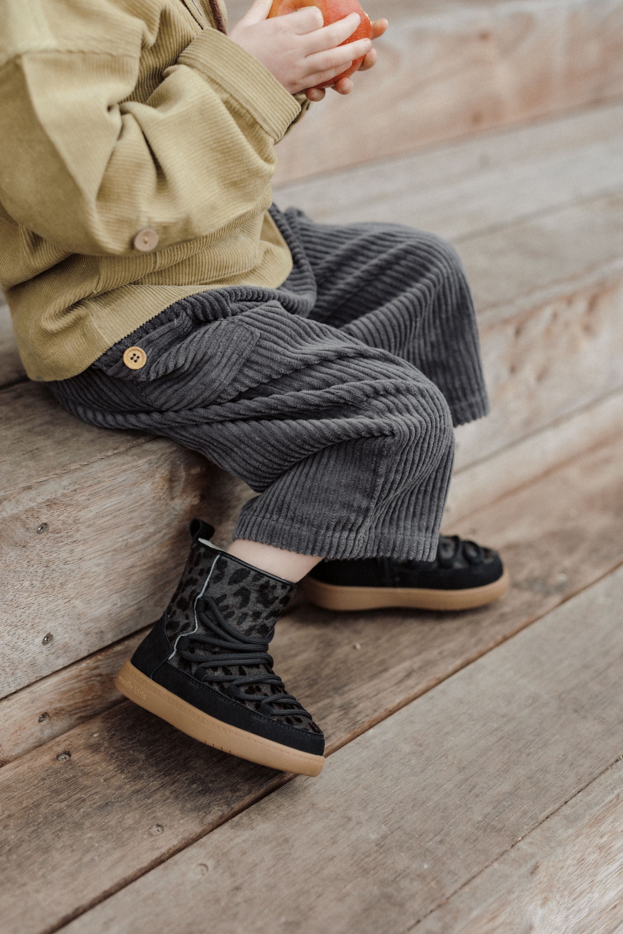 wirrawirra neutral baby clothescorduroy pocket pants gary24 Winter  Boys  Girls  Leggings  New Arrivals  Trousers