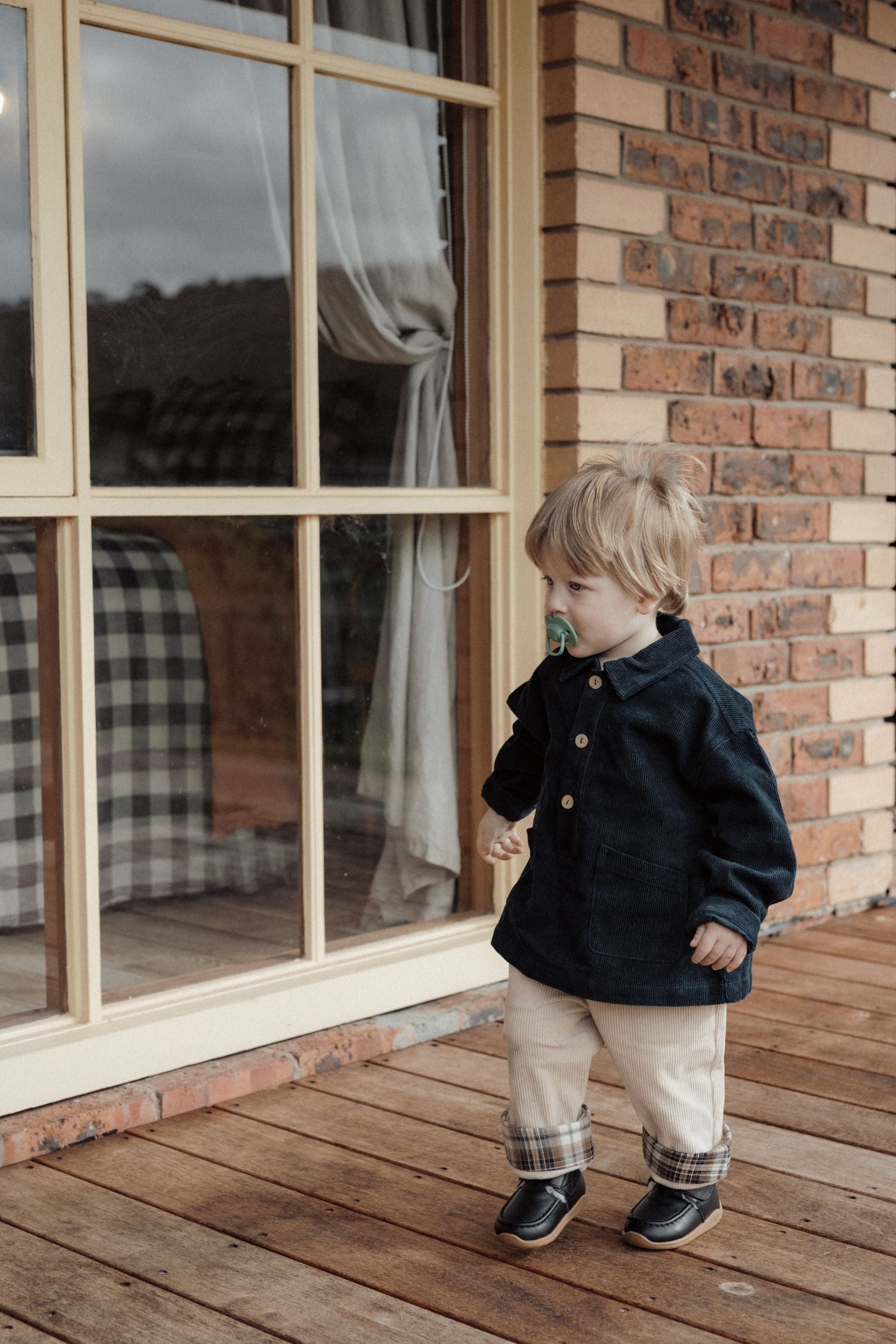 wirrawirra gender neutral baby clothescorduroy pocket shirt navy24 Winter  Blouses  Girls  New Arrivals  Shirts