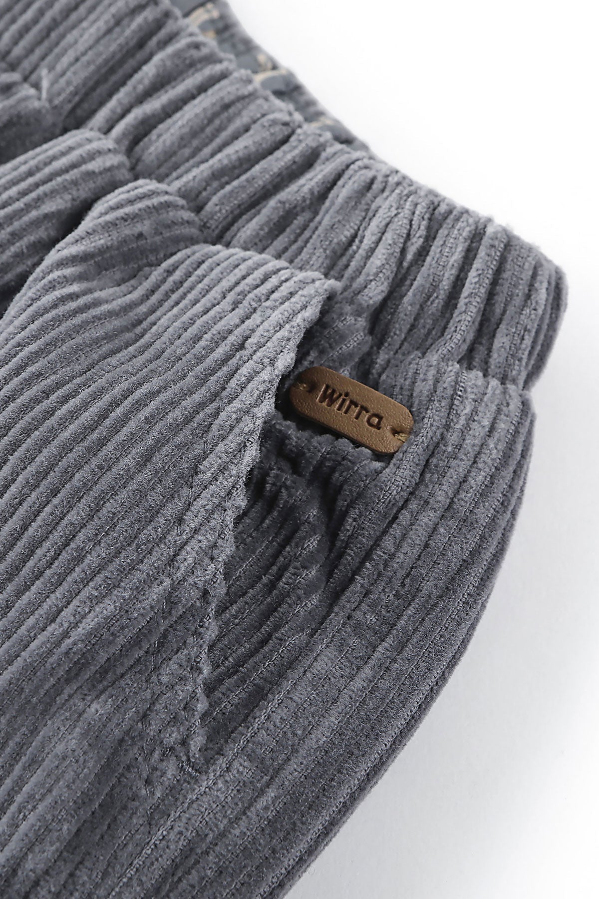 wirrawirra gender neutral baby clothes corduroy trousers koala grey 23 Winter Boys Girls New Arrivals Pants Trousers Leggings