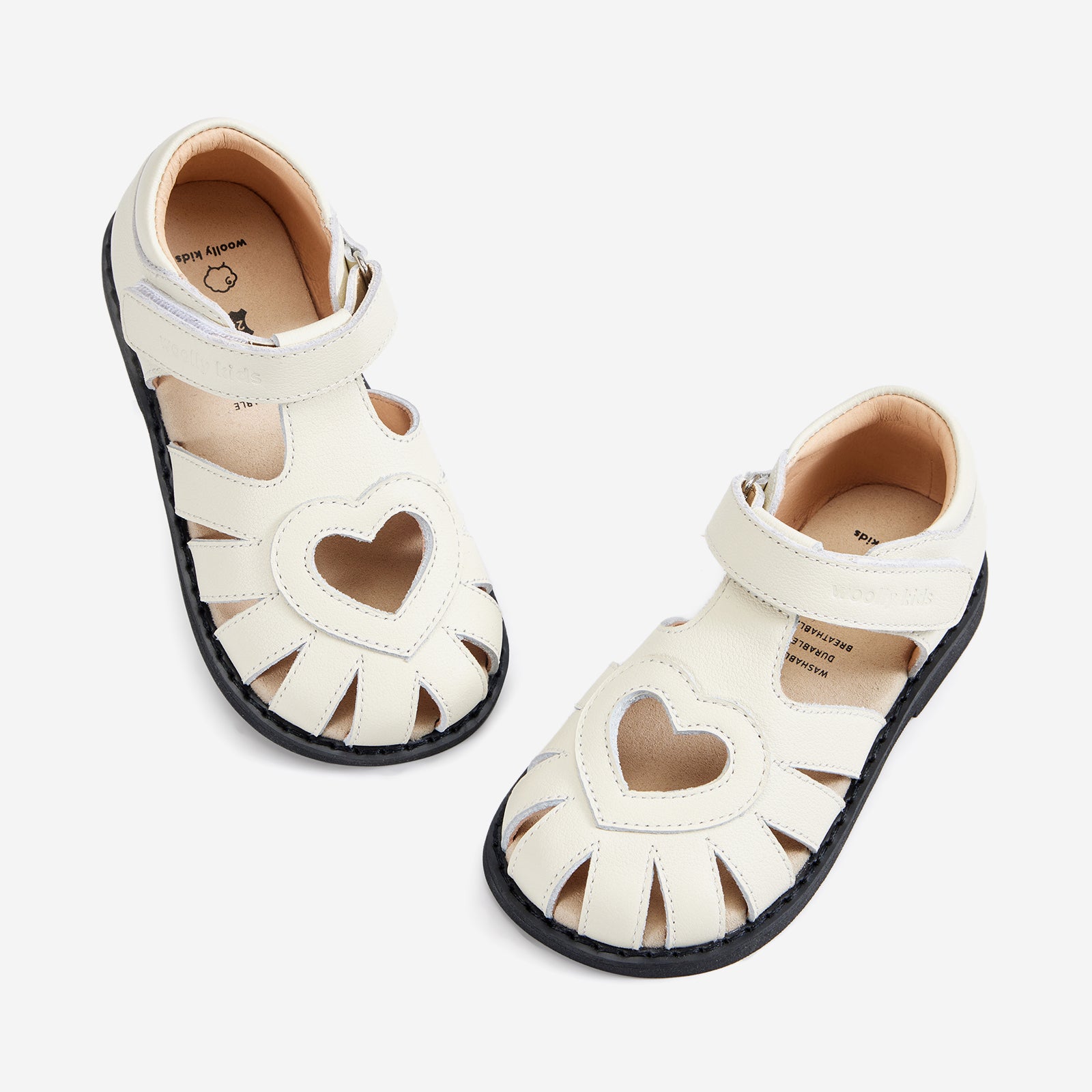 Emiko - Cream White - Woolly Kids - detail